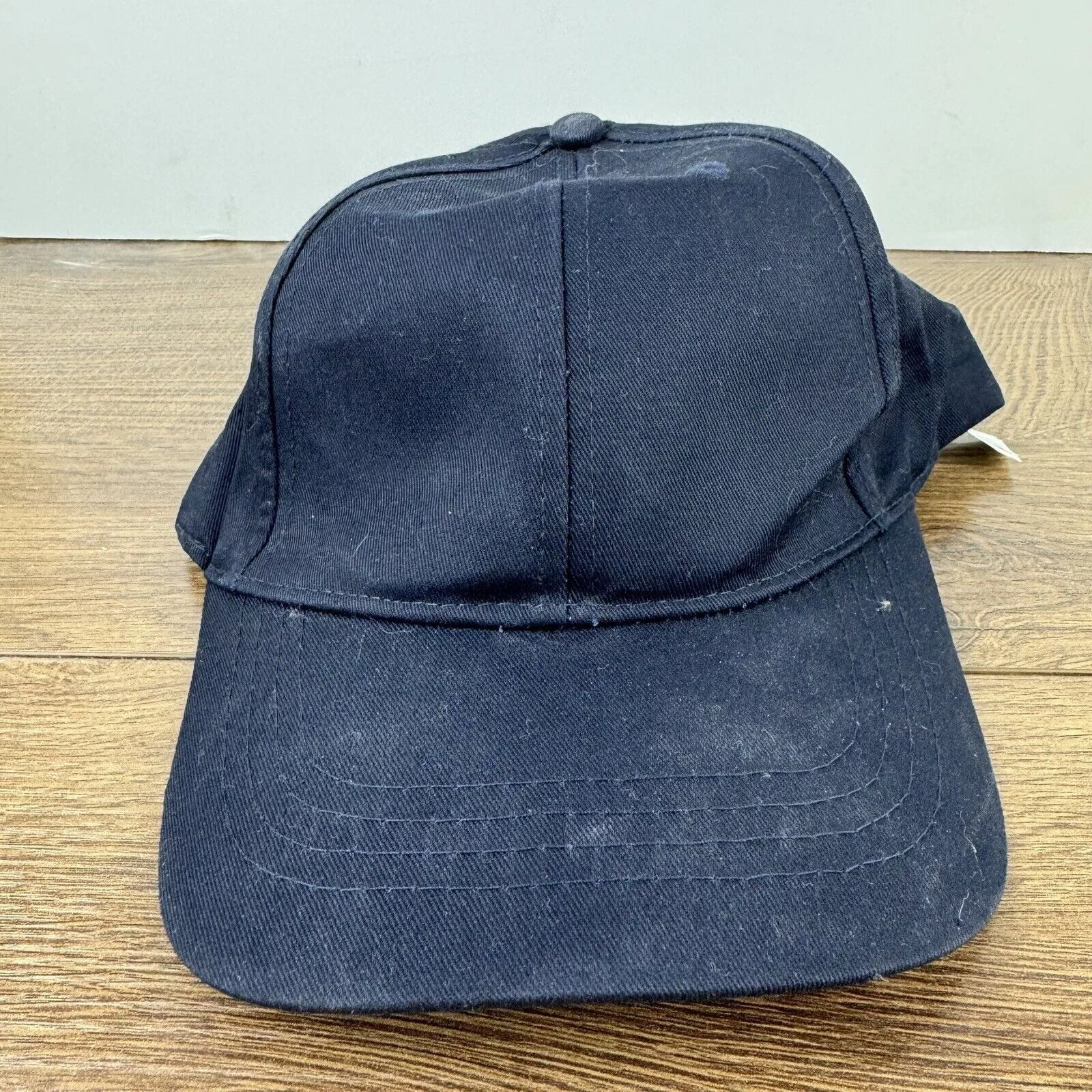 Other Hats Other Plain Black Hat Adjustable Adult Size Hat Cap Baseball Hat
