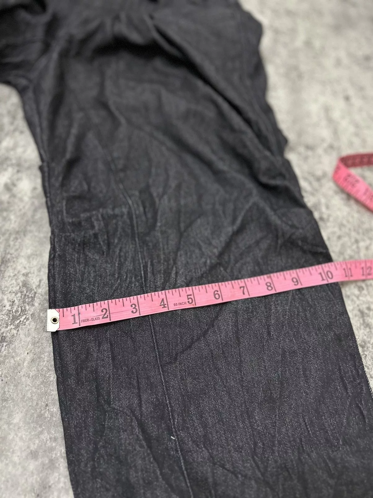 Japanese Brand Casual Pants Japanese Brand Open Arms Pants Black Vintage