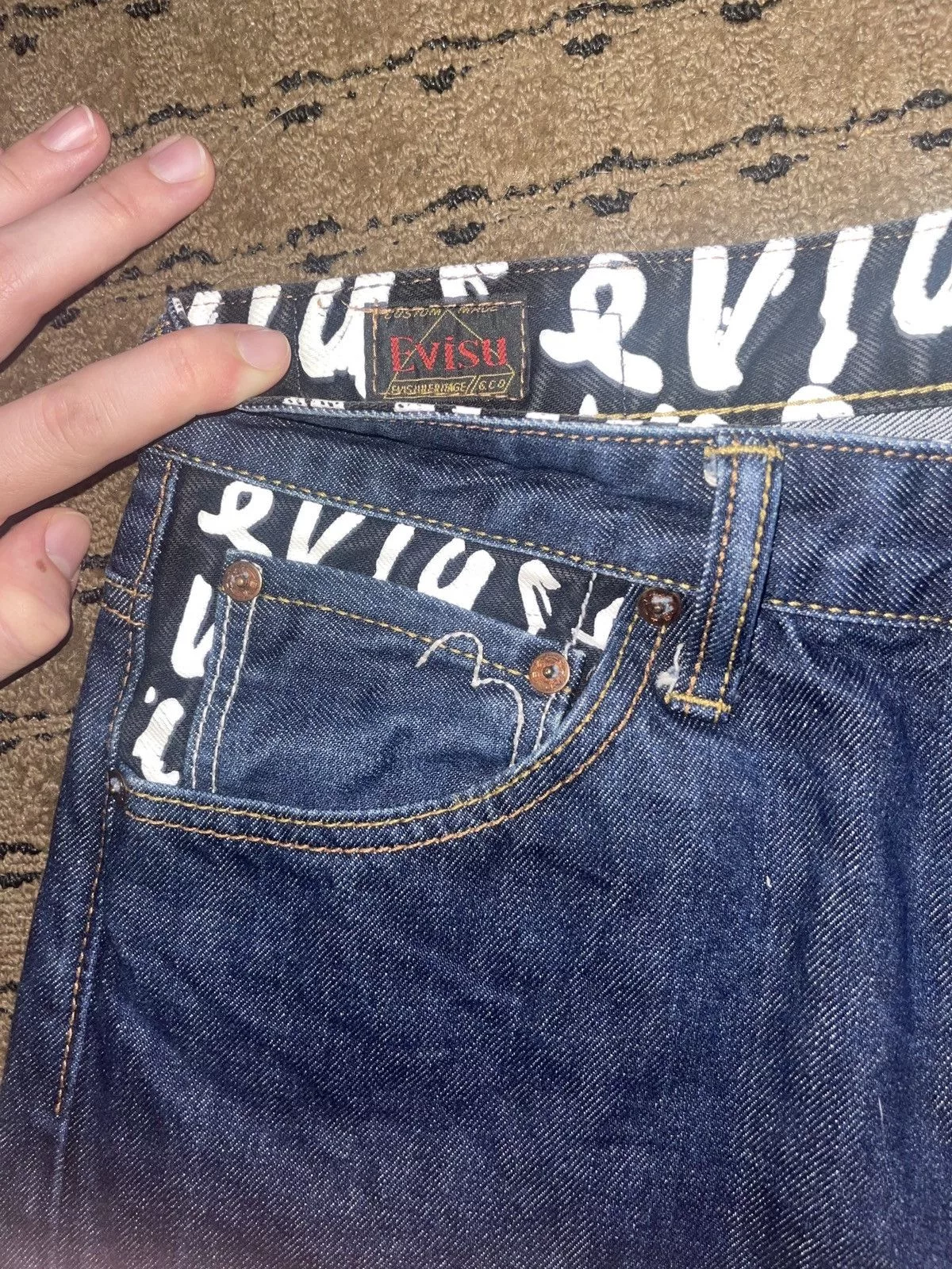 Evisu Denim Evisu jeans rare colourway Blue