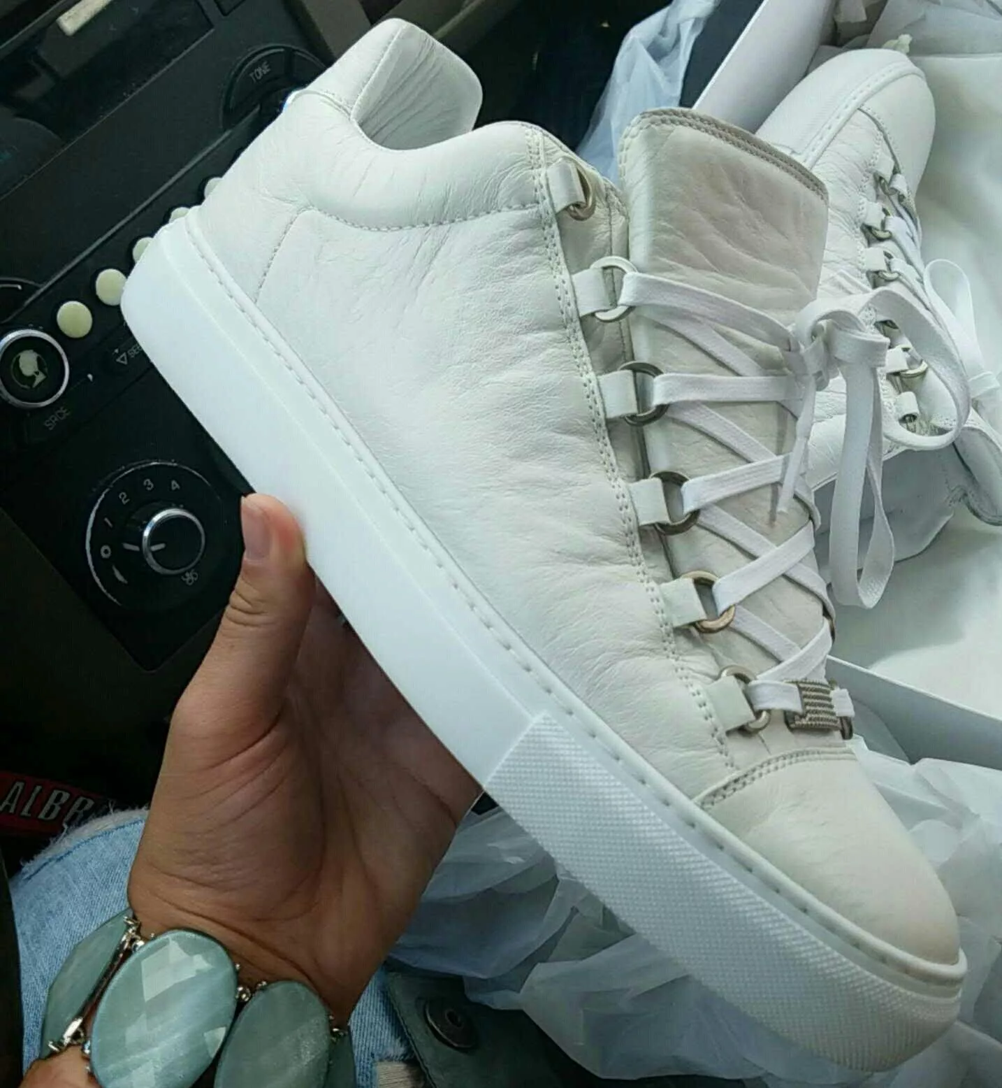 Balenciaga Low Top Sneakers Balenciaga Arena White Low Top Sneakers
