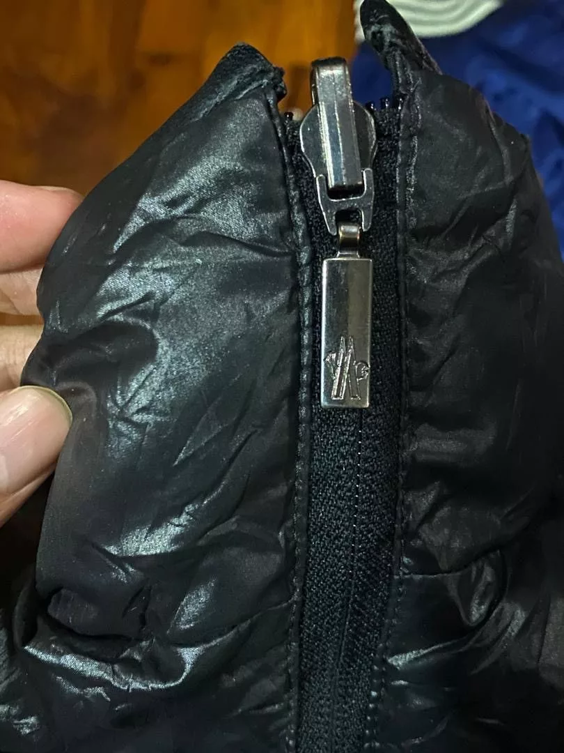 Moncler Down Jackets Moncler Long Down Puffer Jacket Black