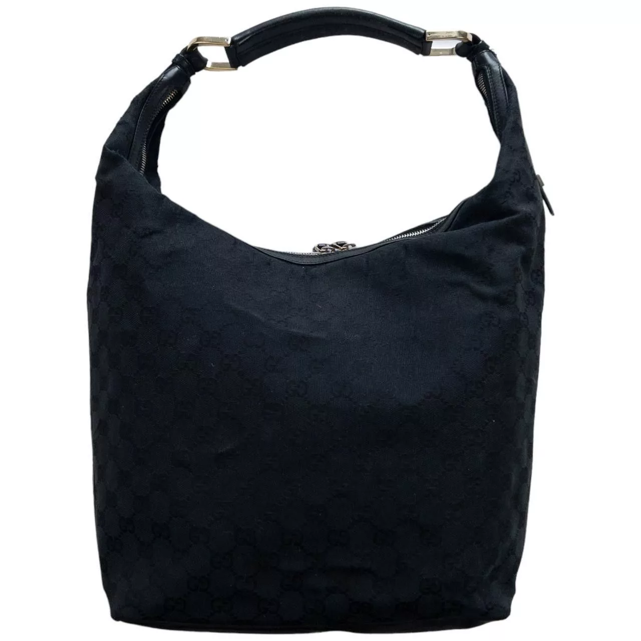 Gucci Shoulder Bags Vintage Gucci Monogram Shoulder Bag Black