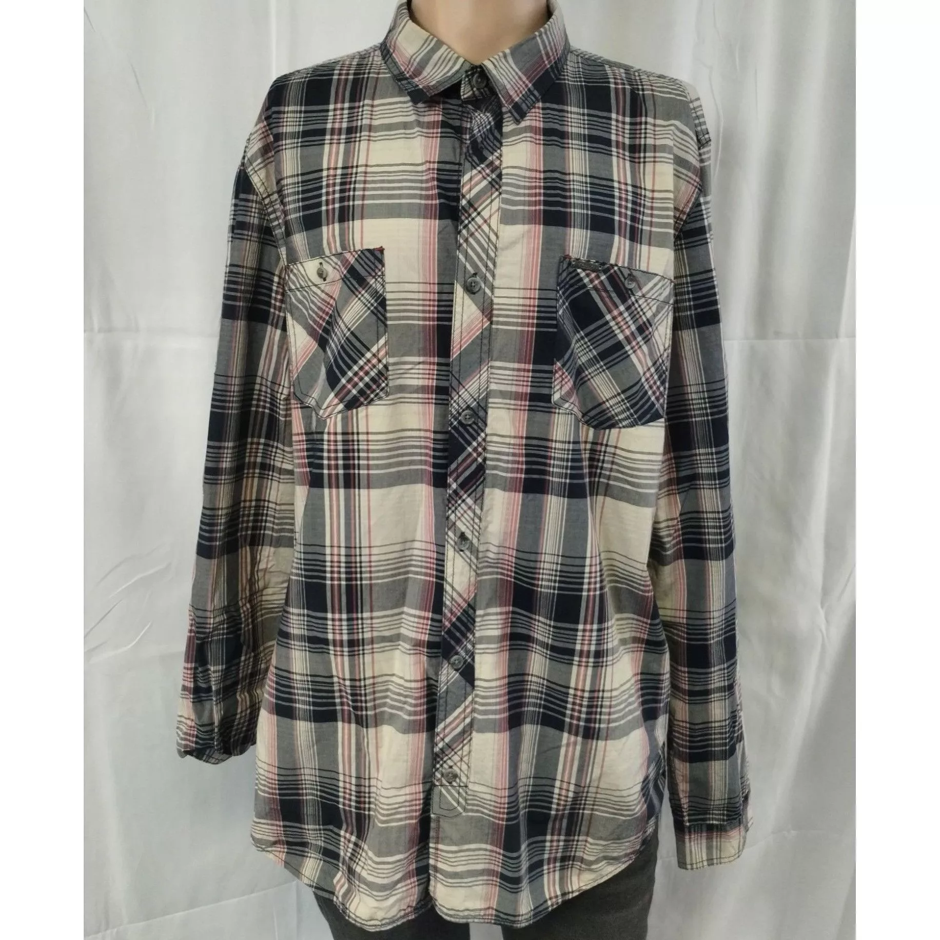 Buffalo David Bitton Shirts Button Ups Buffalo David Bitton Men's Shirt/Button Up SzXL SKU3343 Multi