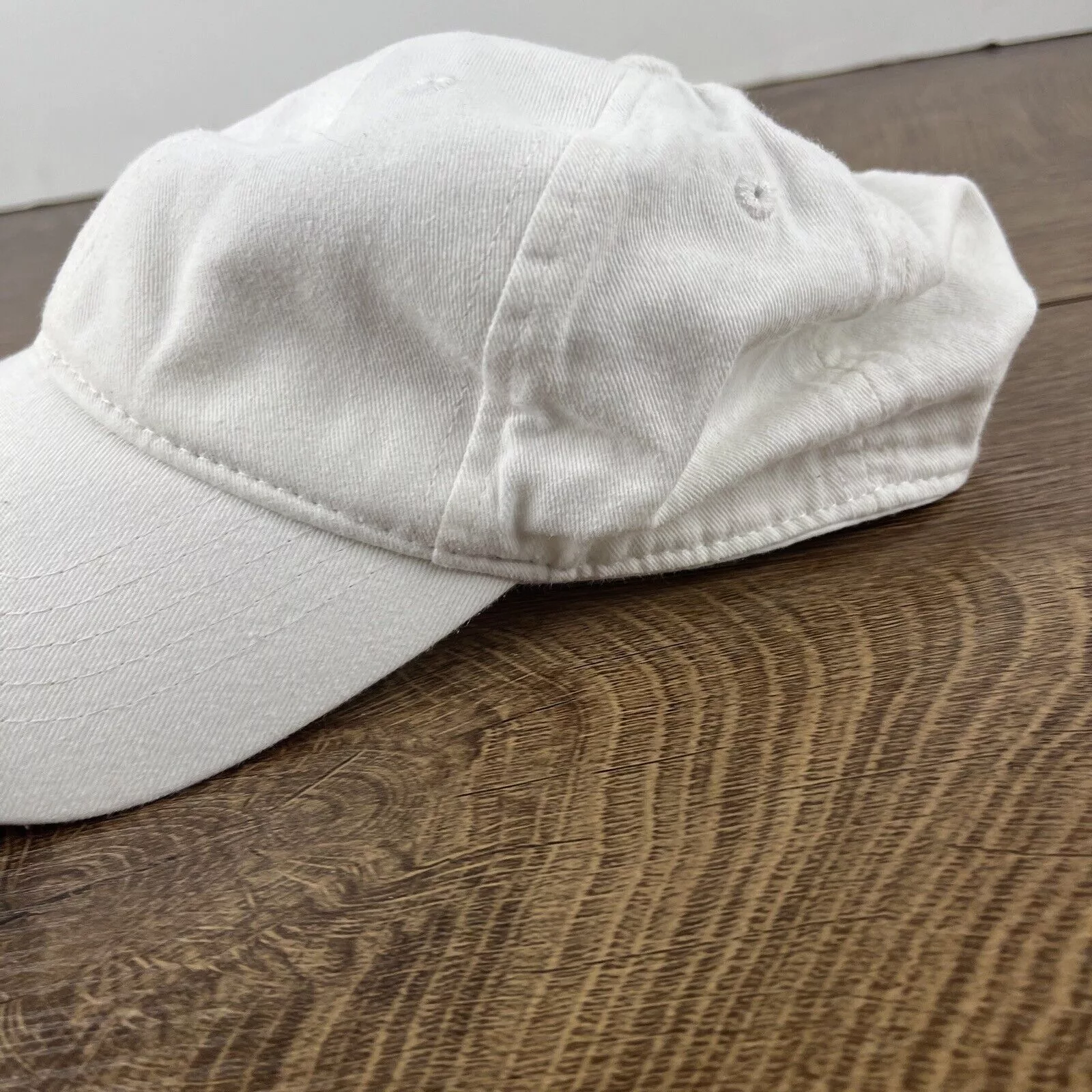Other Hats Other White Baseball Hat Plain White Hat Adjustable Adult Size Hat