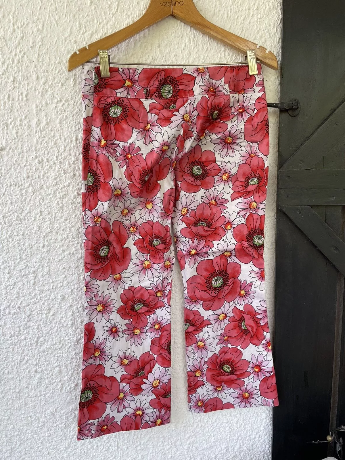 Vintage Pants Vintage Y2k capri Red