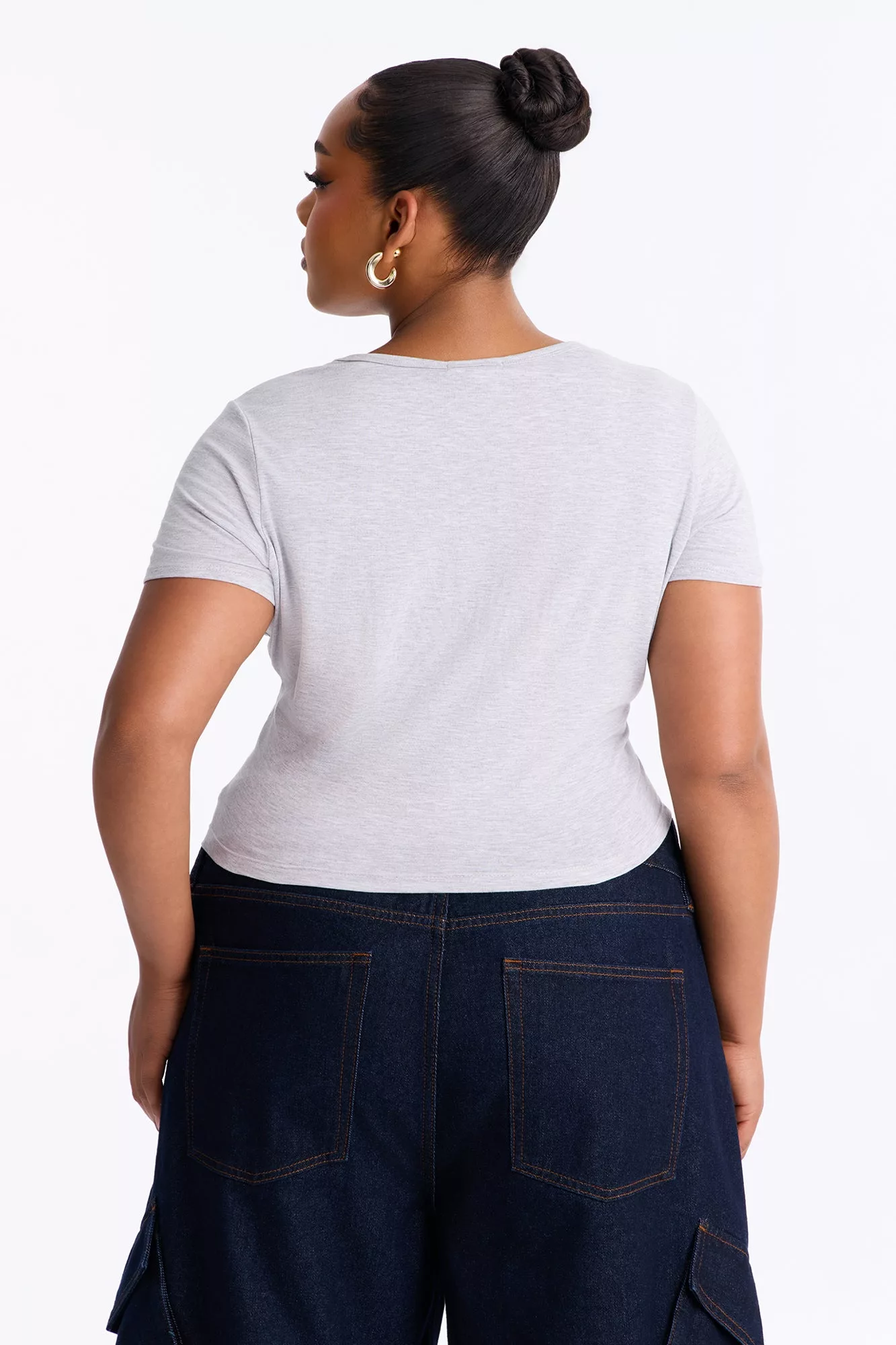 Pretty Privilege Is Real Baby Tee - Heather Grey