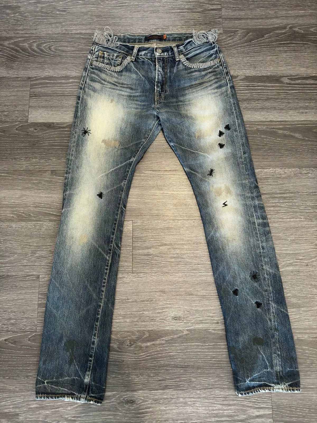 Undercover Denim Undercover AW06 ‘Guru Guru’ Bug/Insect Men’s Denim Blue
