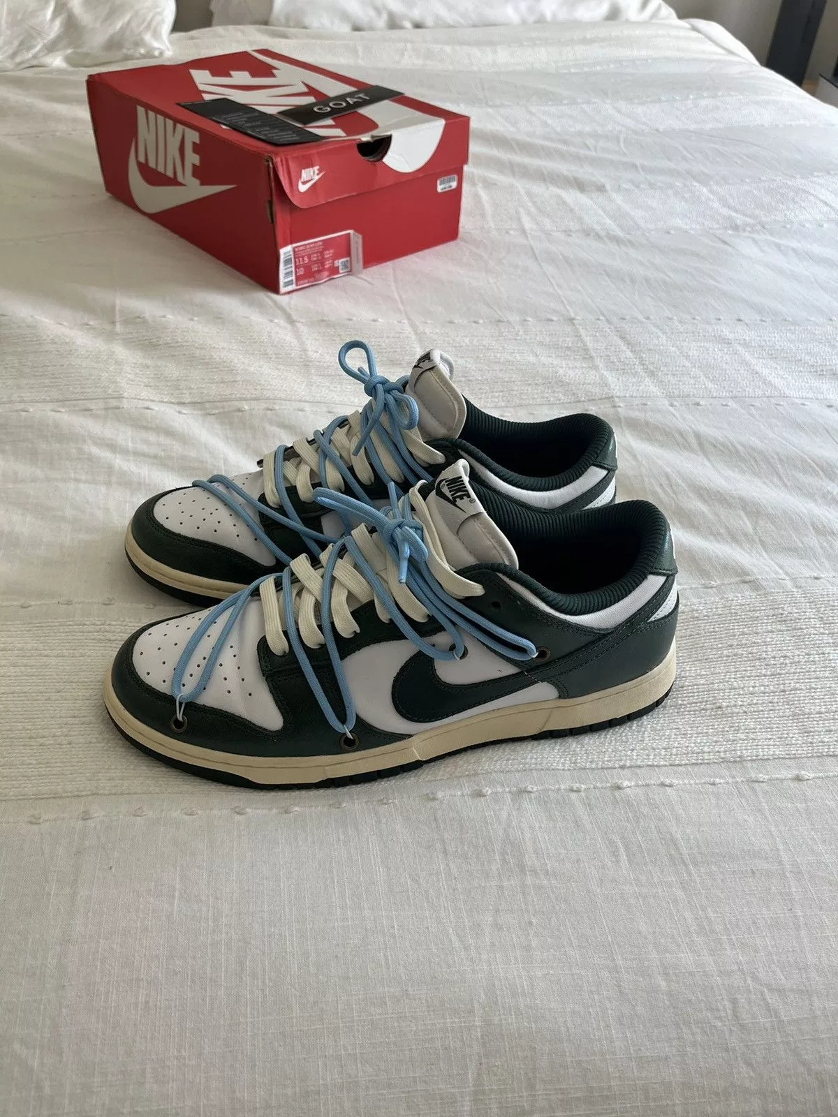 Nike Low Top Sneakers CUSTOM NIKE DUNK Green