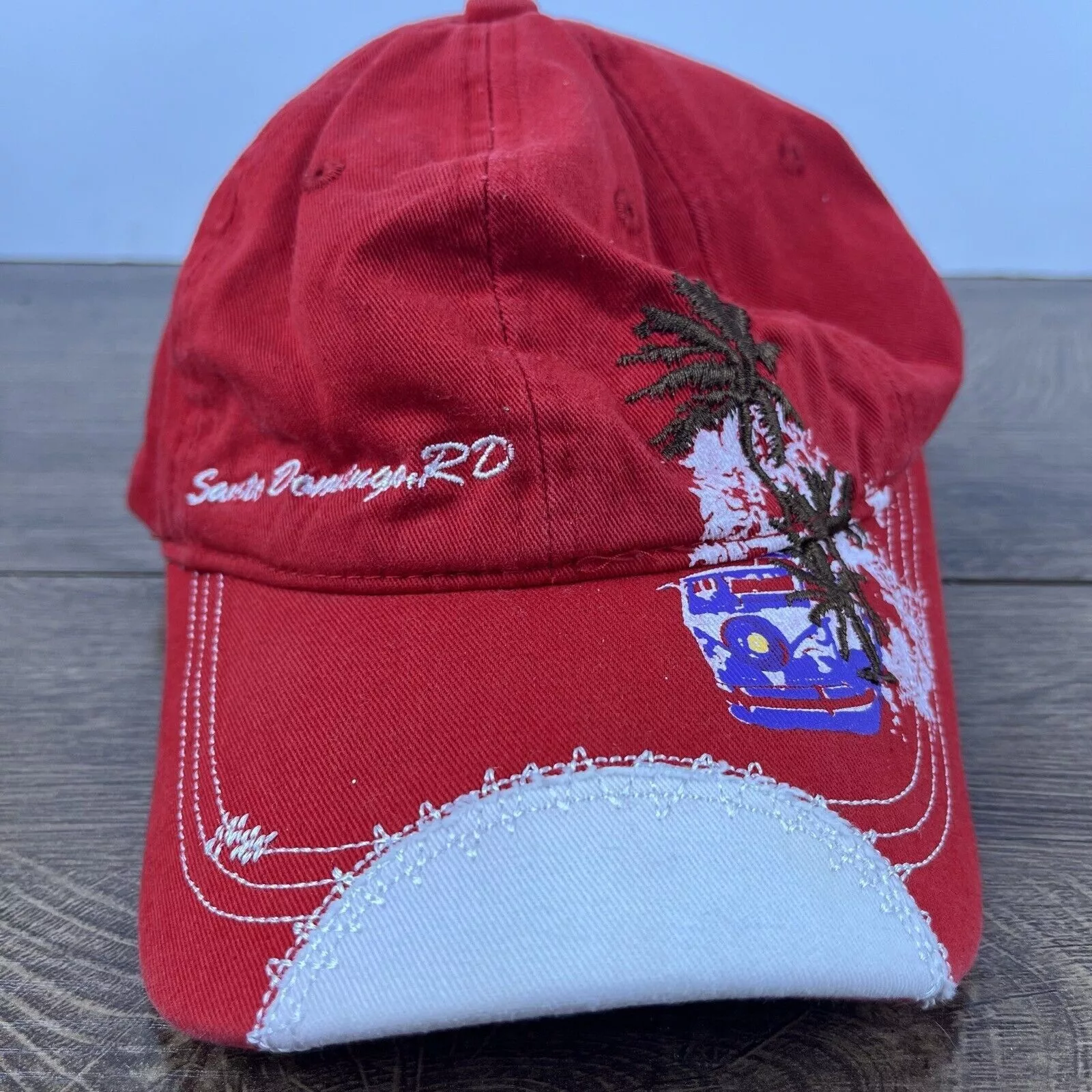Other Hats Other Santo Domingo RD Hat Red Adjustable Hat Red Adult Size Hat