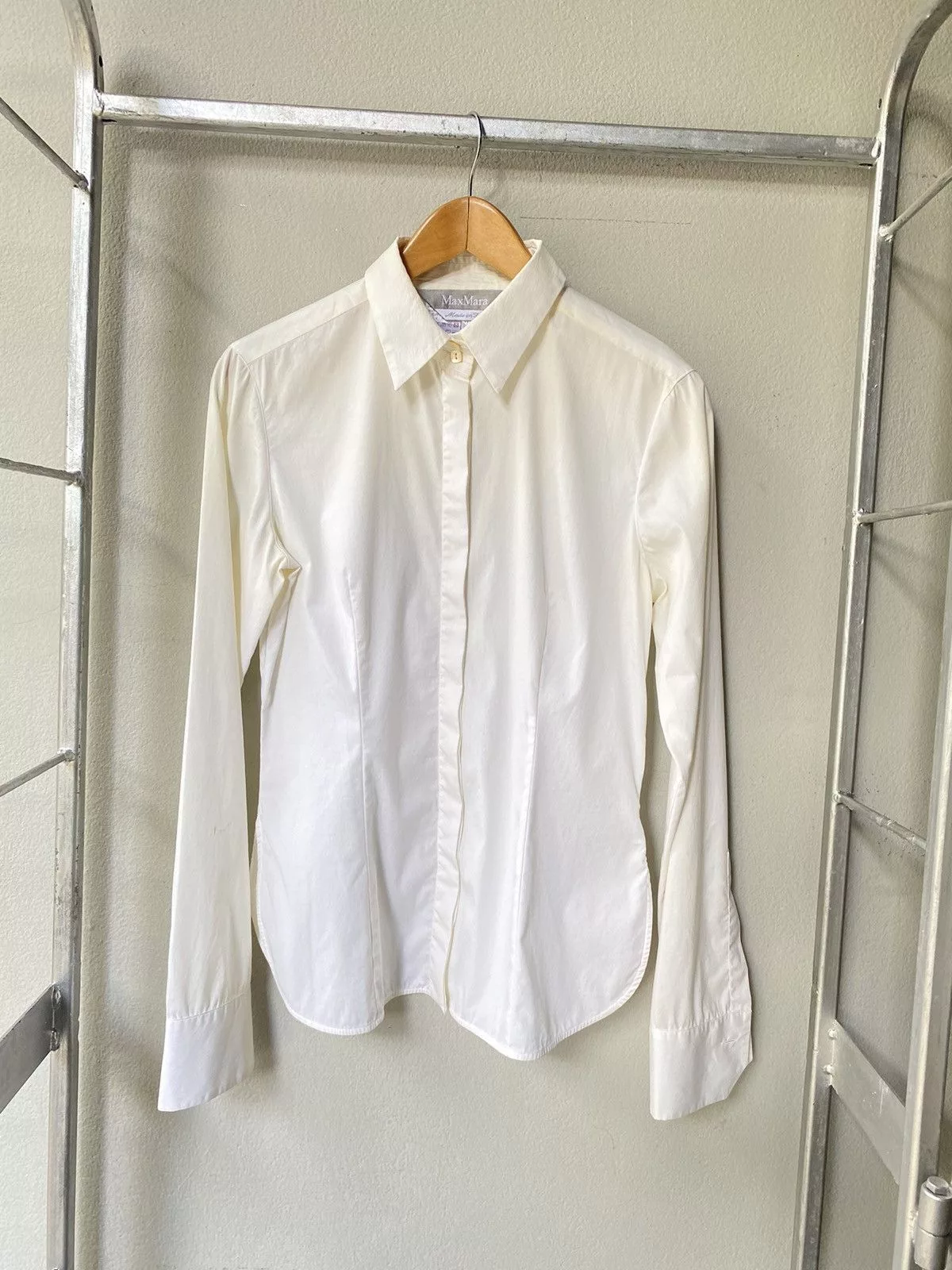 Max Mara Button Ups Max Mara Maxmara off white shirt
