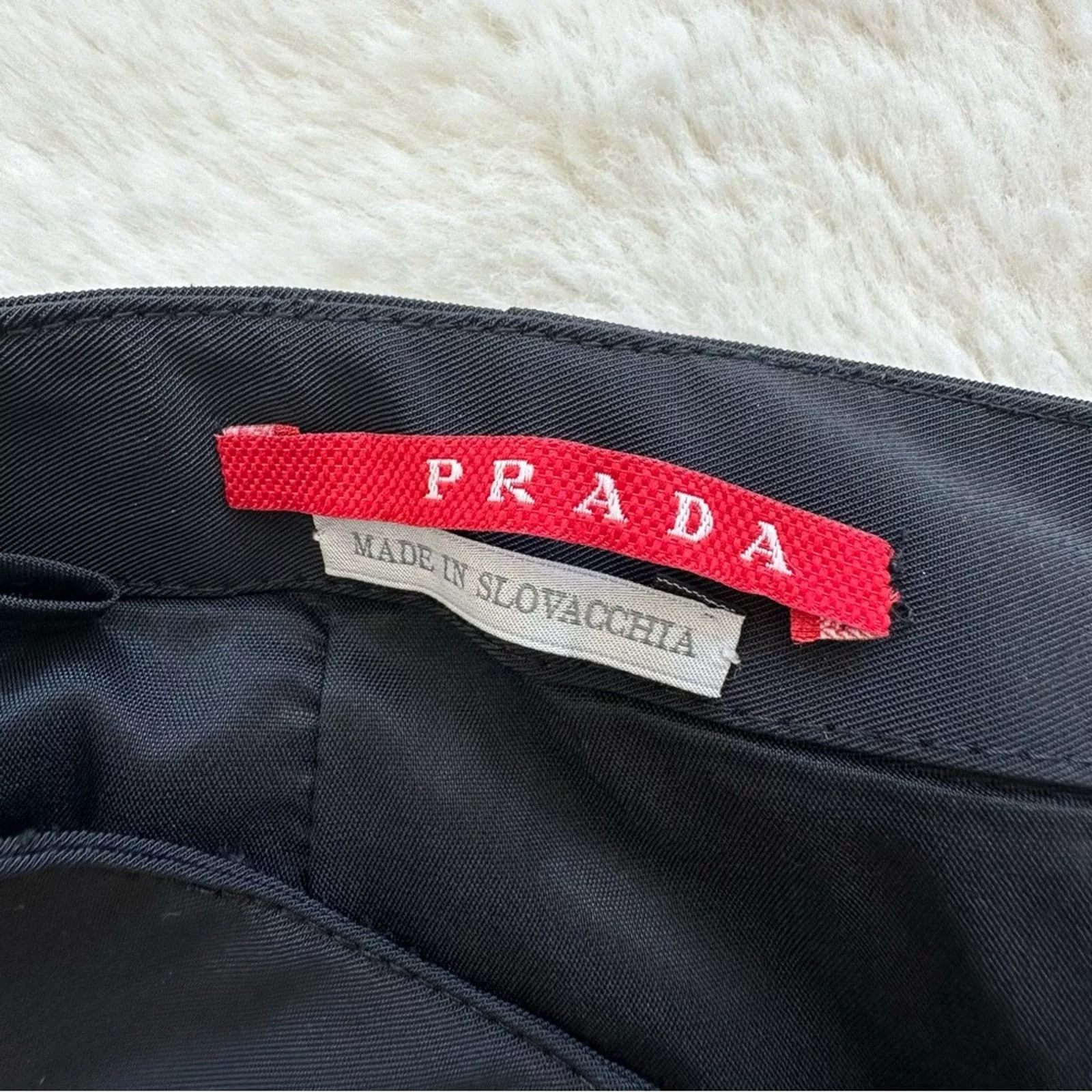 Prada Mini Skirts PRADA women skirt size 42 IT or 6 US Authentic Black