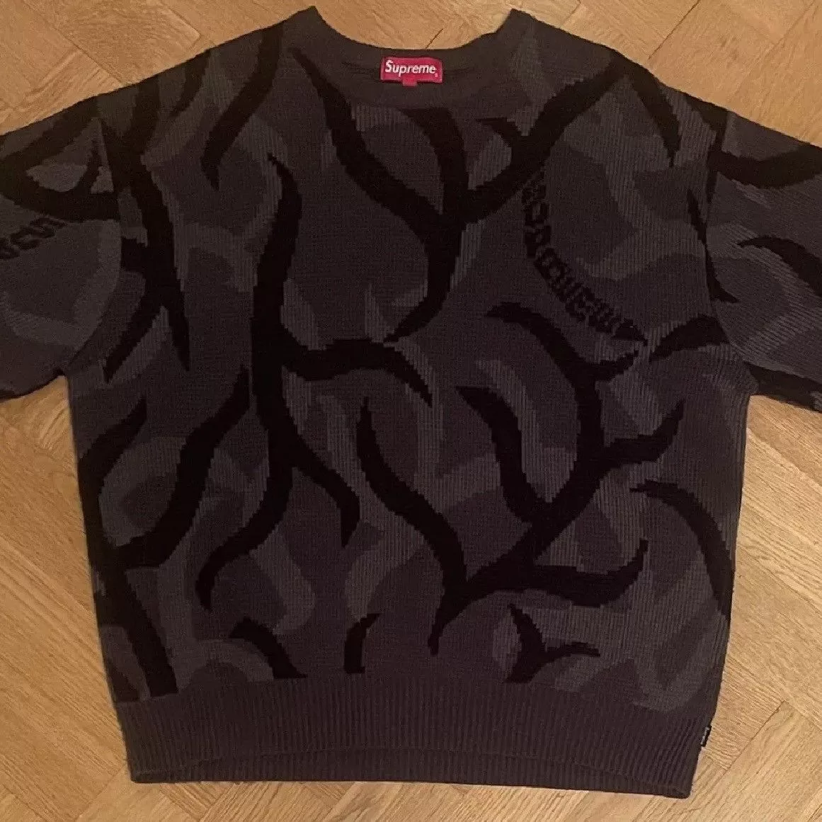 Supreme Sweaters Knitwear Supreme Tribal Knit Gray