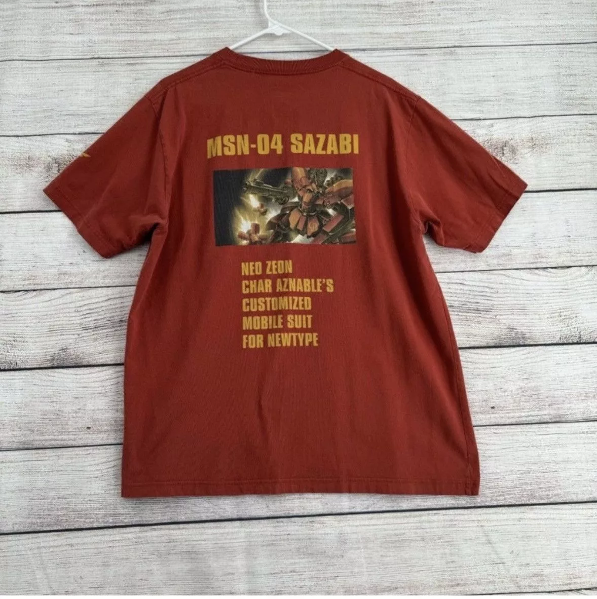 Uniqlo Short Sleeve T Shirts UT Uniqlo x GUNPLA 40th Anniversary Short Sleeve T-Shirt Men Red