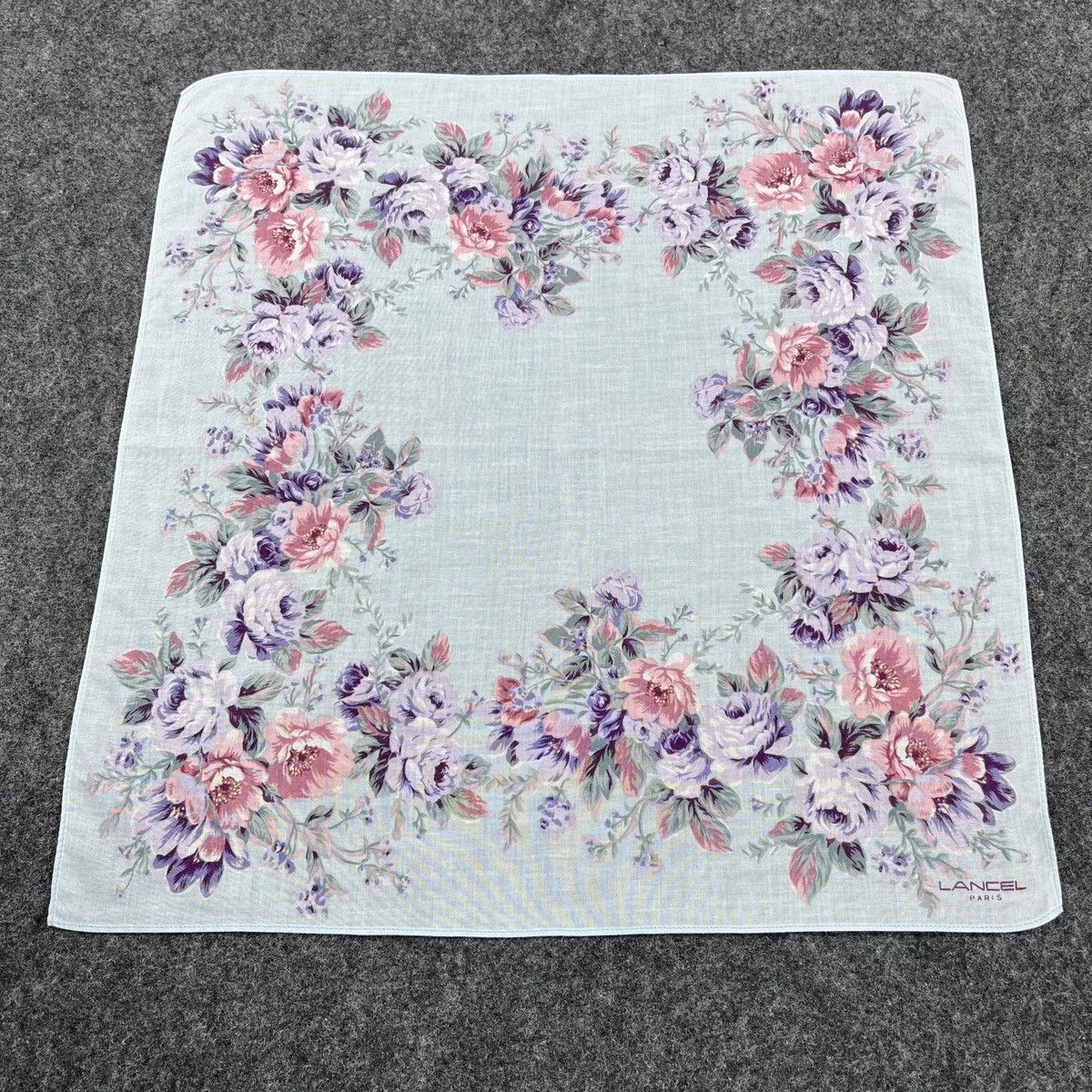 Lancel Ties Pocketsquares Lancel Handkerchief / Bandana / Neckerchief / Headscarf B305 Multi