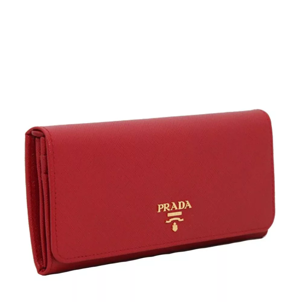 Prada Wallets Prada o1la1rc1a0724 Size: OS / Wallet in Red