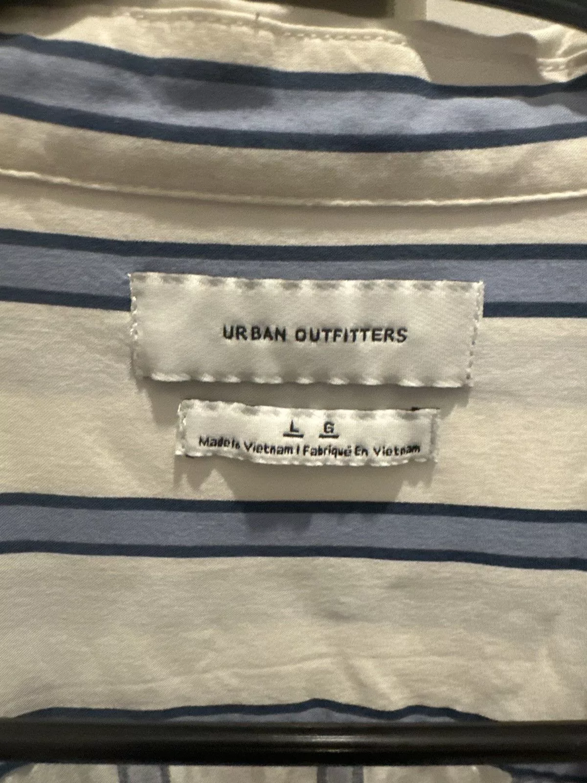 Urban Outfitters Shirts Button Ups Urban Outfitters White Stripped Button Up