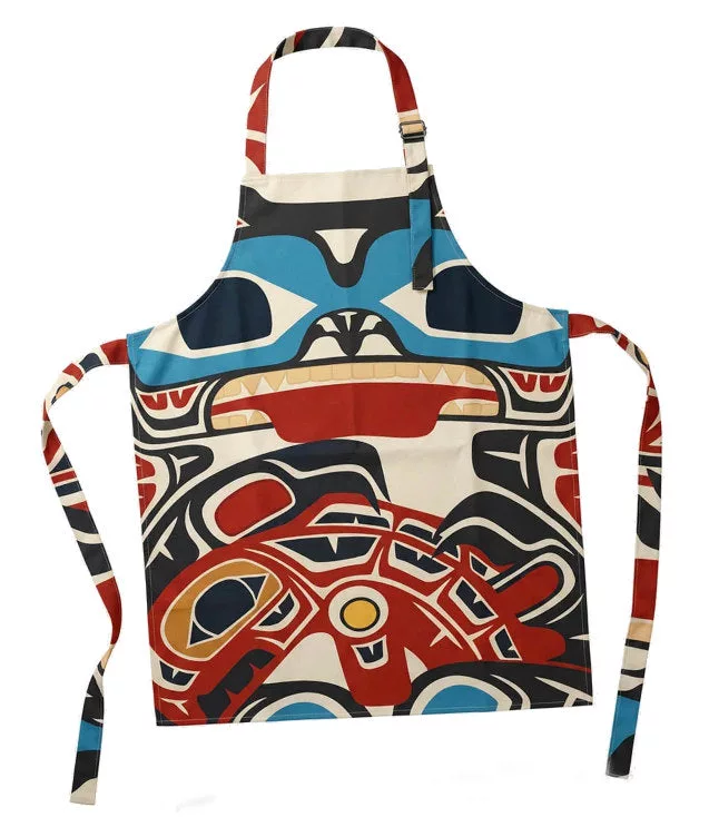 Bear & Salmon  Apron