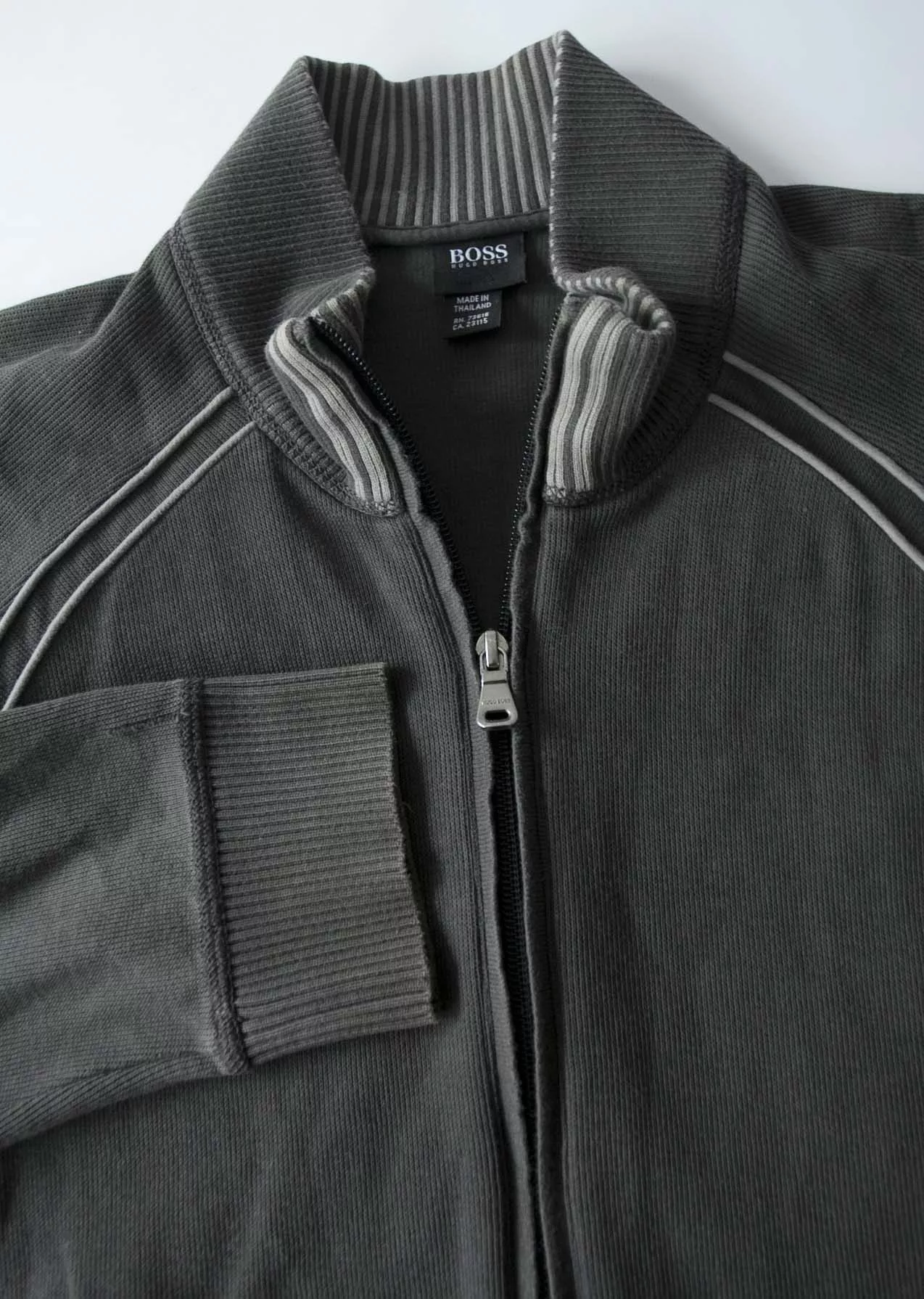 Hugo Boss Light Jackets Hugo Boss Jacket Full Zip Size L Cotton Multi