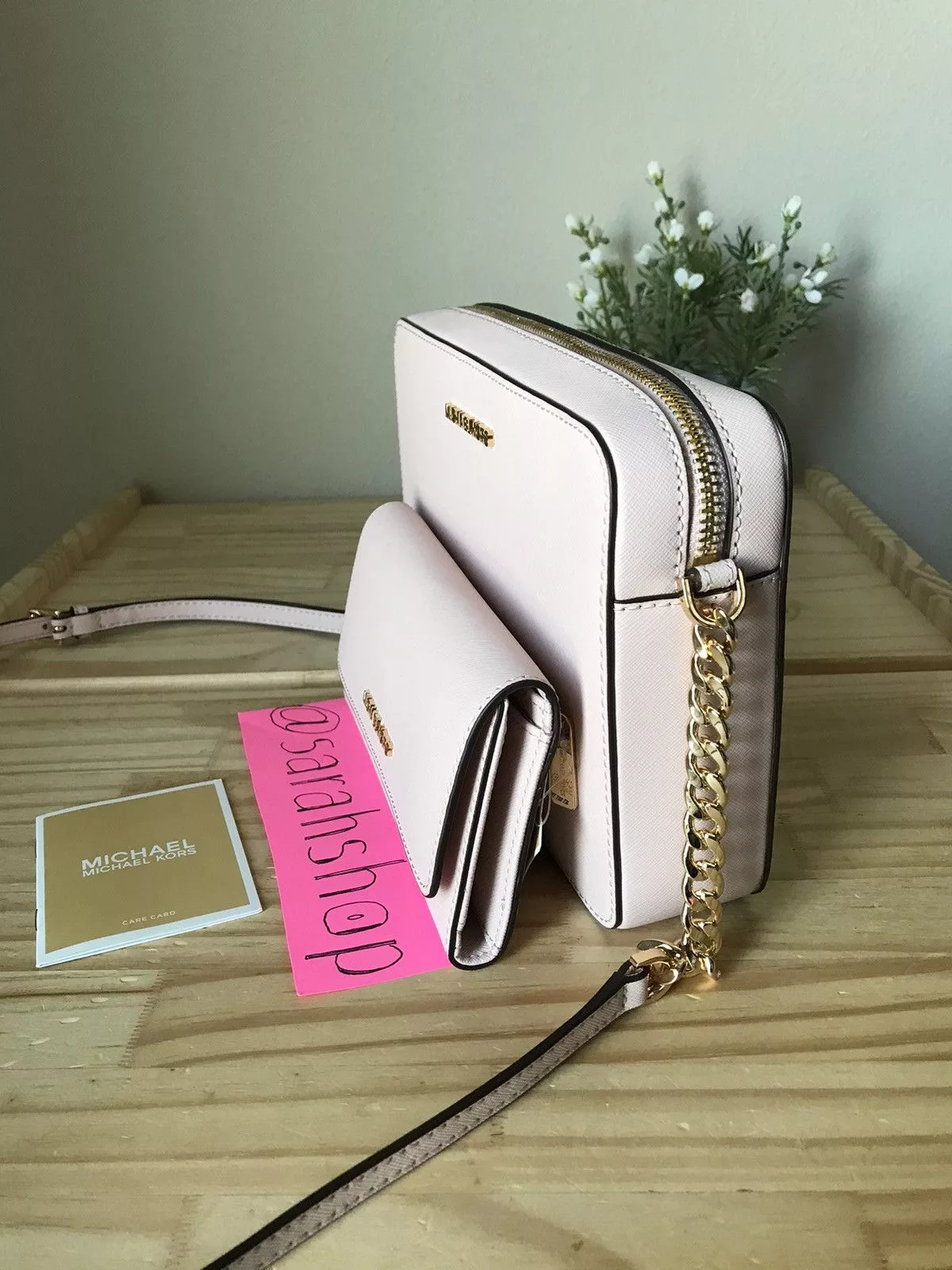 Michael Kors Crossbody Bags Michael Kors set Pink