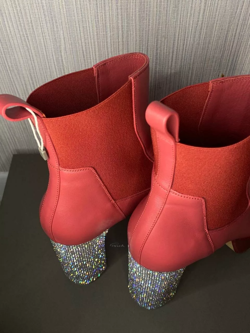 Rick Owens Boots rick owens heels Red