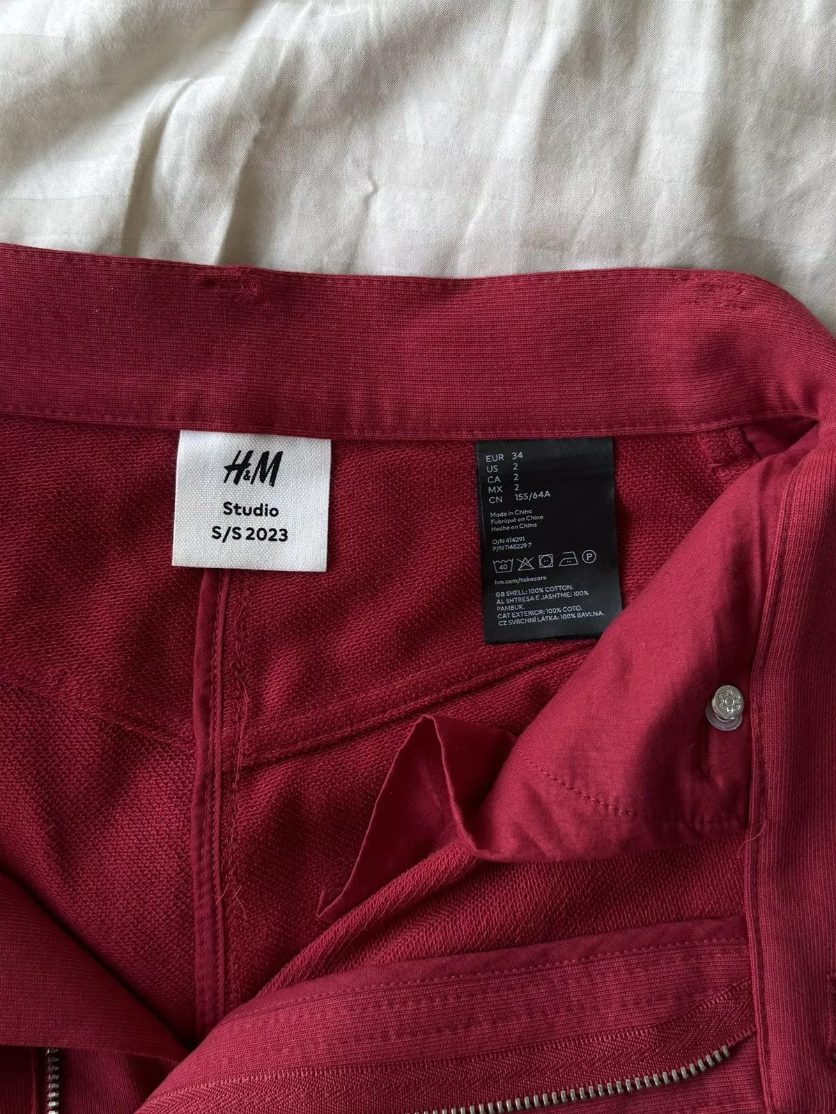 H&M Maxi Skirts H&M skirt HM STUDIO Red