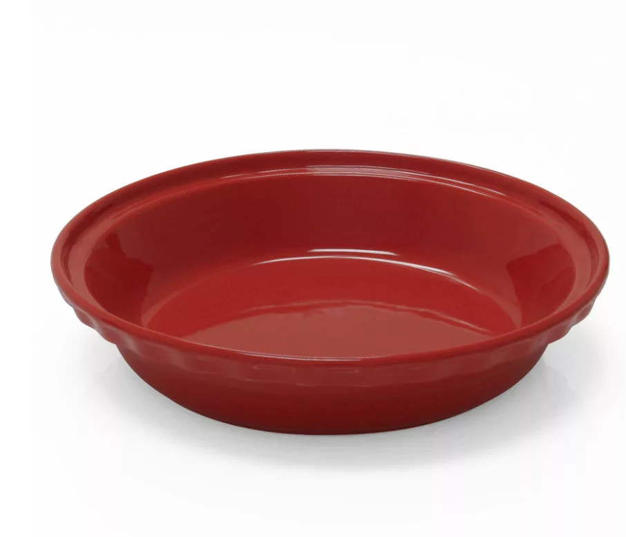 Deep 9.5" Red Pie Dish