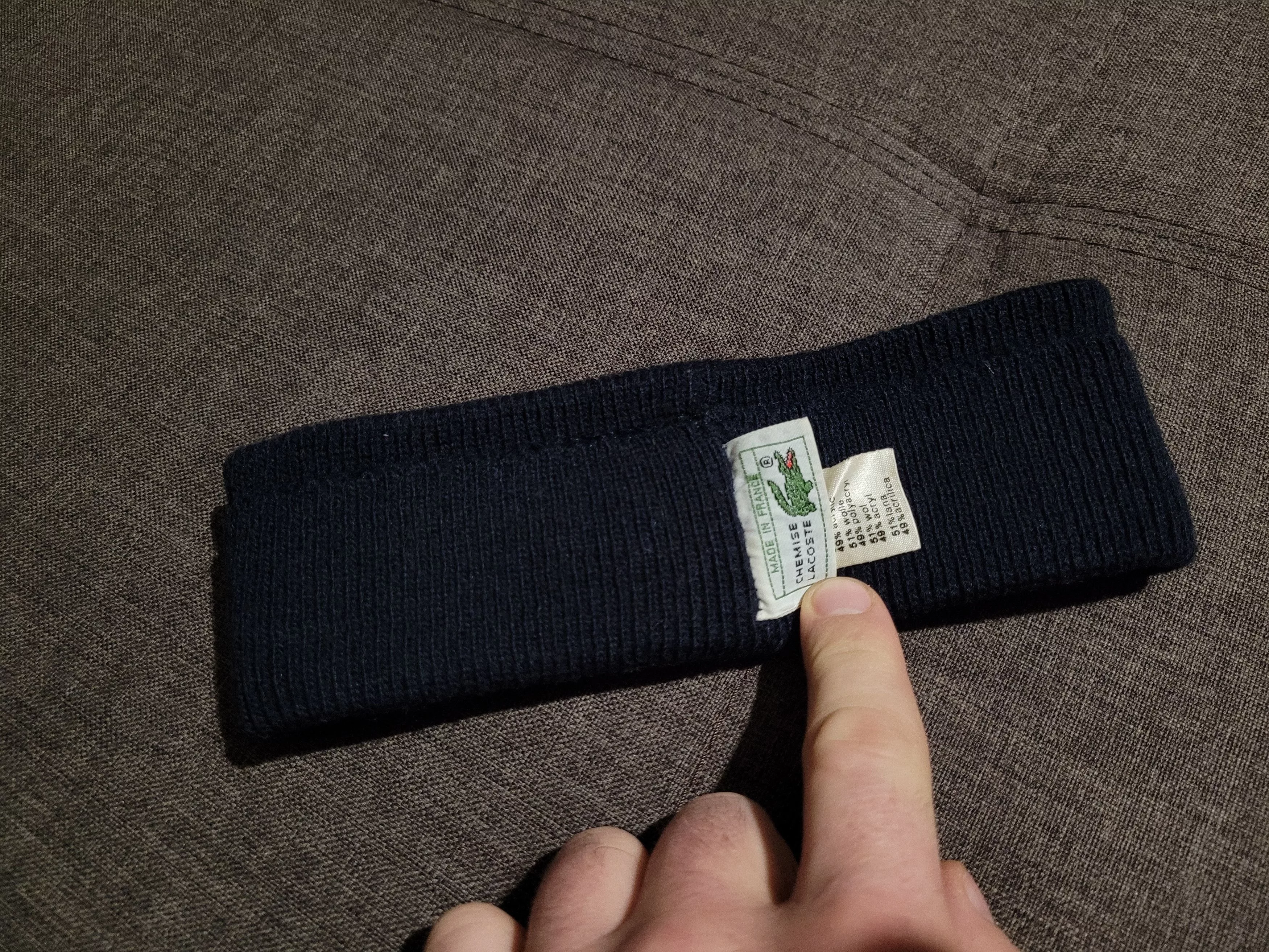 Lacoste Hats Lacoste × Vintage headband Lacoste hat 1973 Blue