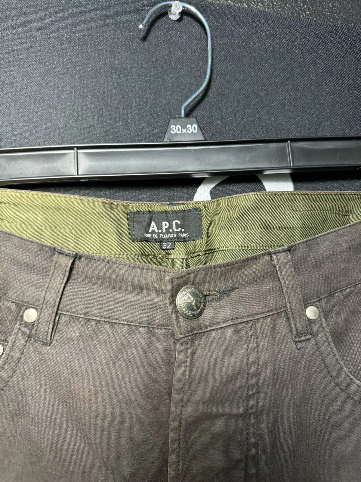 A.P.C. Casual Pants A.P.C. A.P.C waxproofing trouser Brown