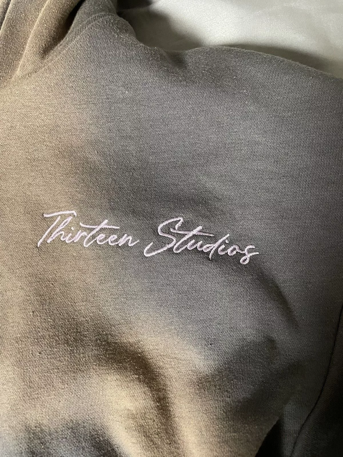 Thirteen Studios Sweatshirts Hoodies RARE THIRTEEN STUDIOS DOULBE SIDED HOODIE Brown Streetwear