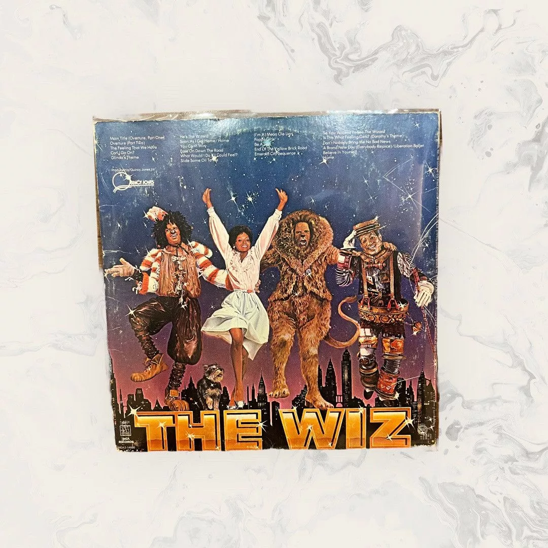 Vintage Miscellaneous 1979 “THE WIZ” True Vintage Vinyl! Blue