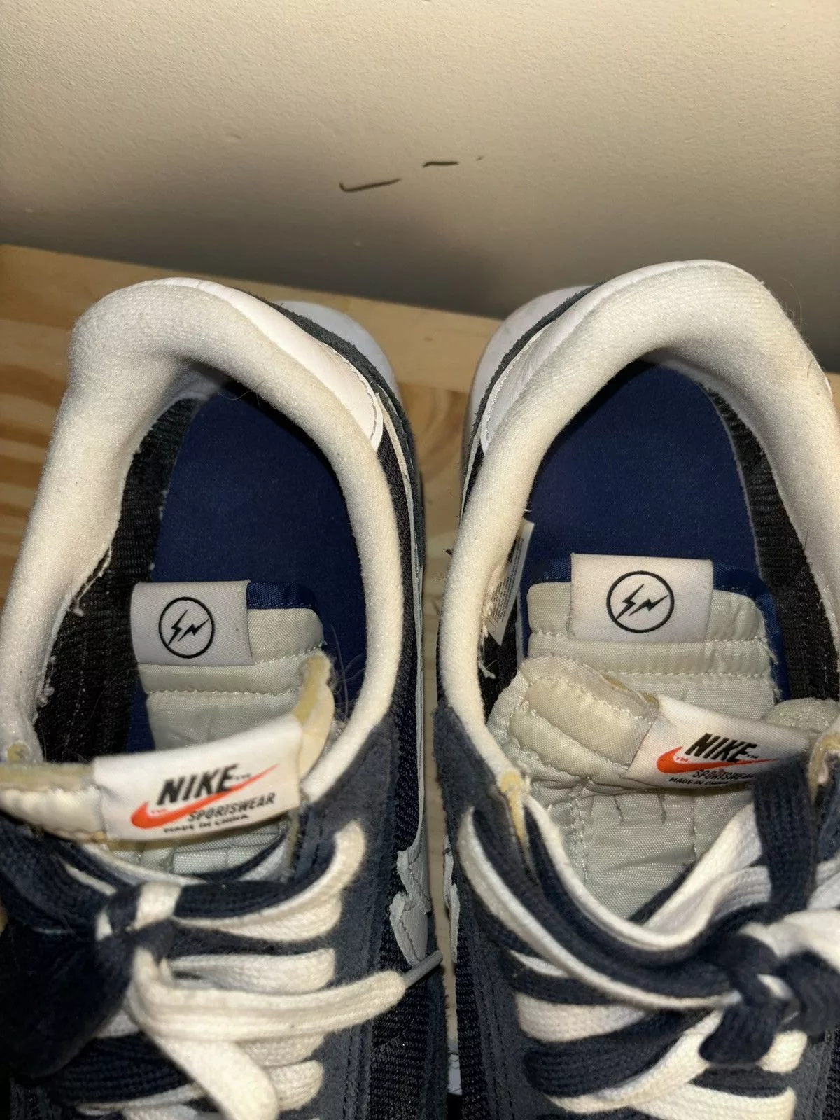Nike Low Top Sneakers Nike LDV waffle fragment design blue void