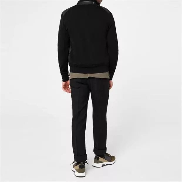 Tom Ford Light Jackets Tom Ford o1g2r1mq0724 Down Front Zip Up Jackets in Black