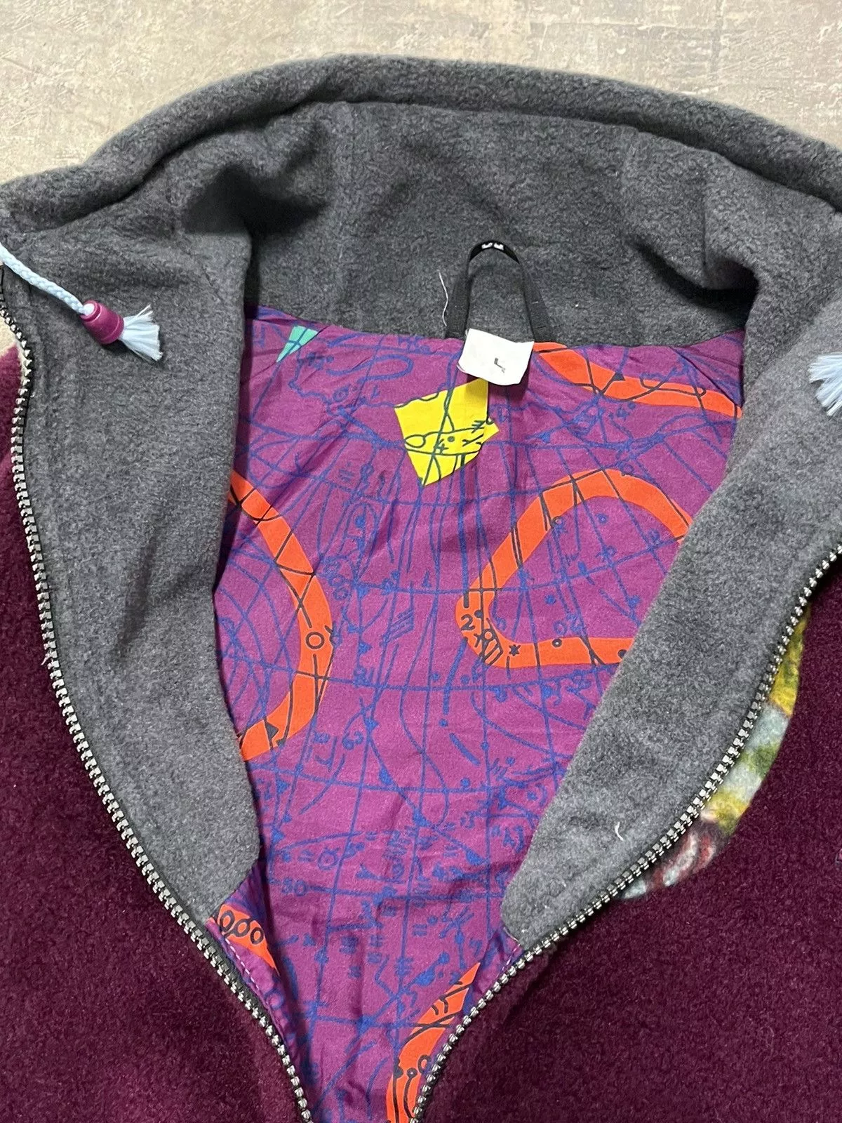 Helly Hansen Light Jackets Helly Hansen × Vintage Helly Hansen deep pile fleece rare color way hype gorpcore Purple Streetwear