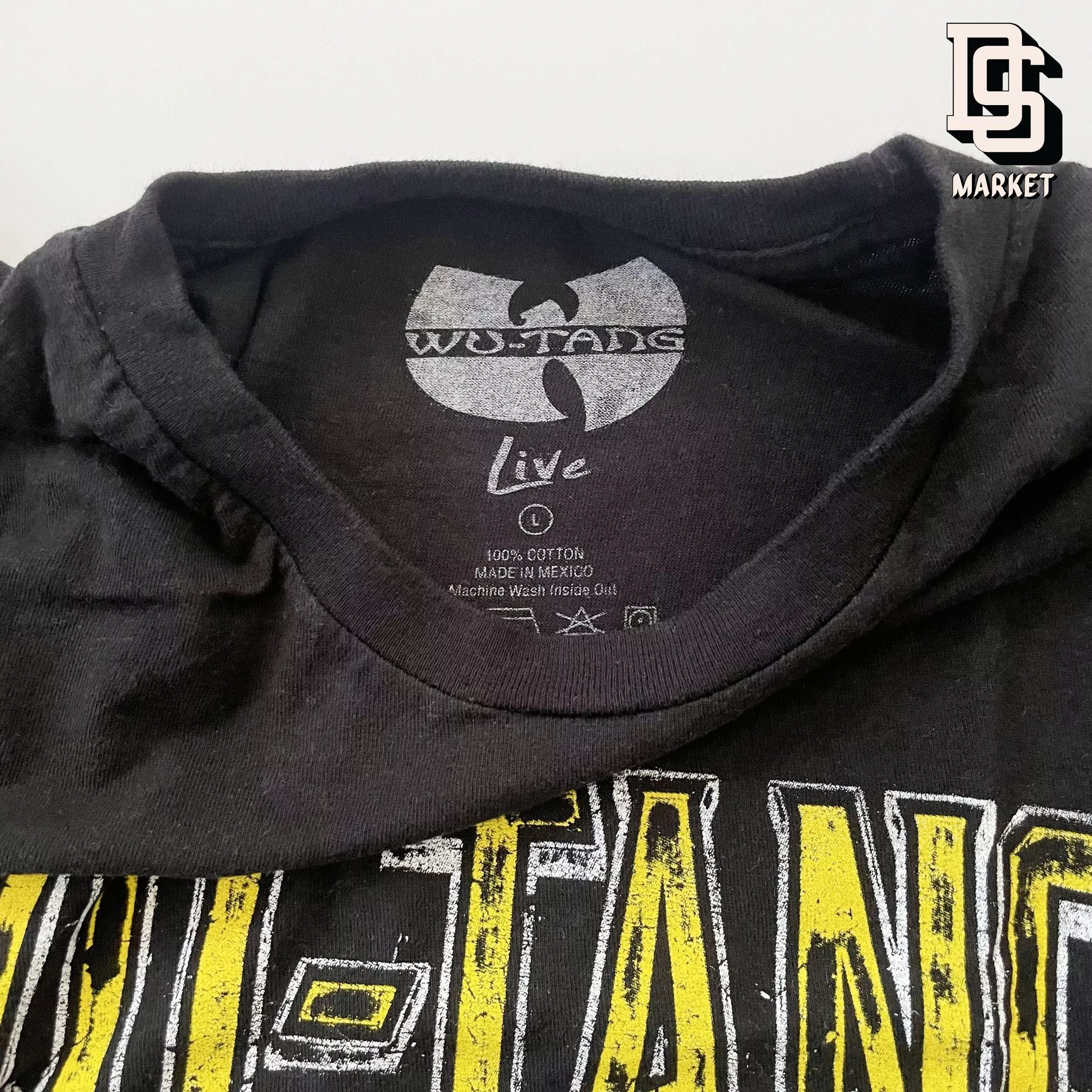Wu-Tang Clan Short Sleeve T Shirts Wu-Tang Clan WUTANG WU-TANG FOREVER CONCERT TOUR TEE CALIFORNIA 2017 Black