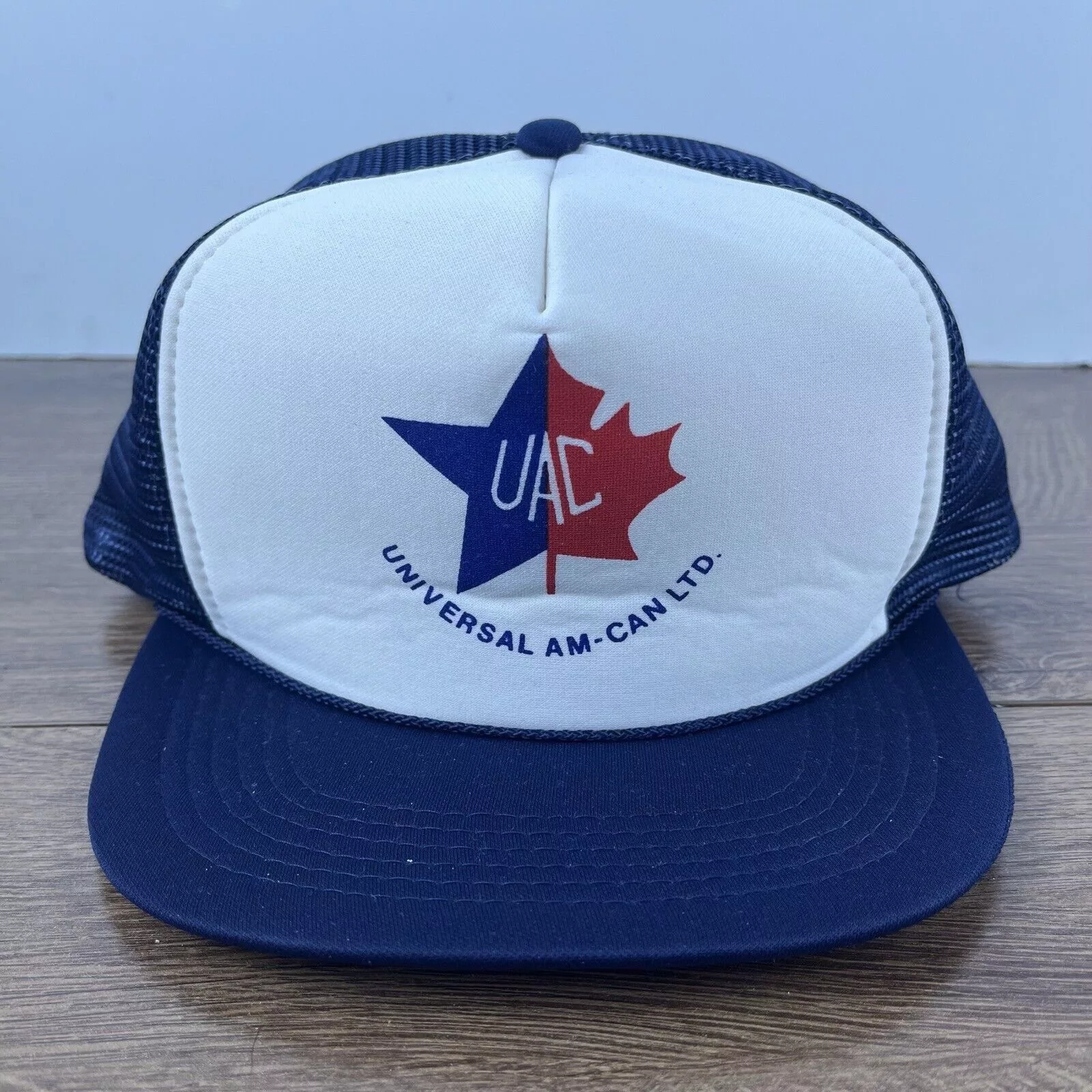 Other Hats Other UAC Snapback Hat Universal AM Can White Cap Adjustable White