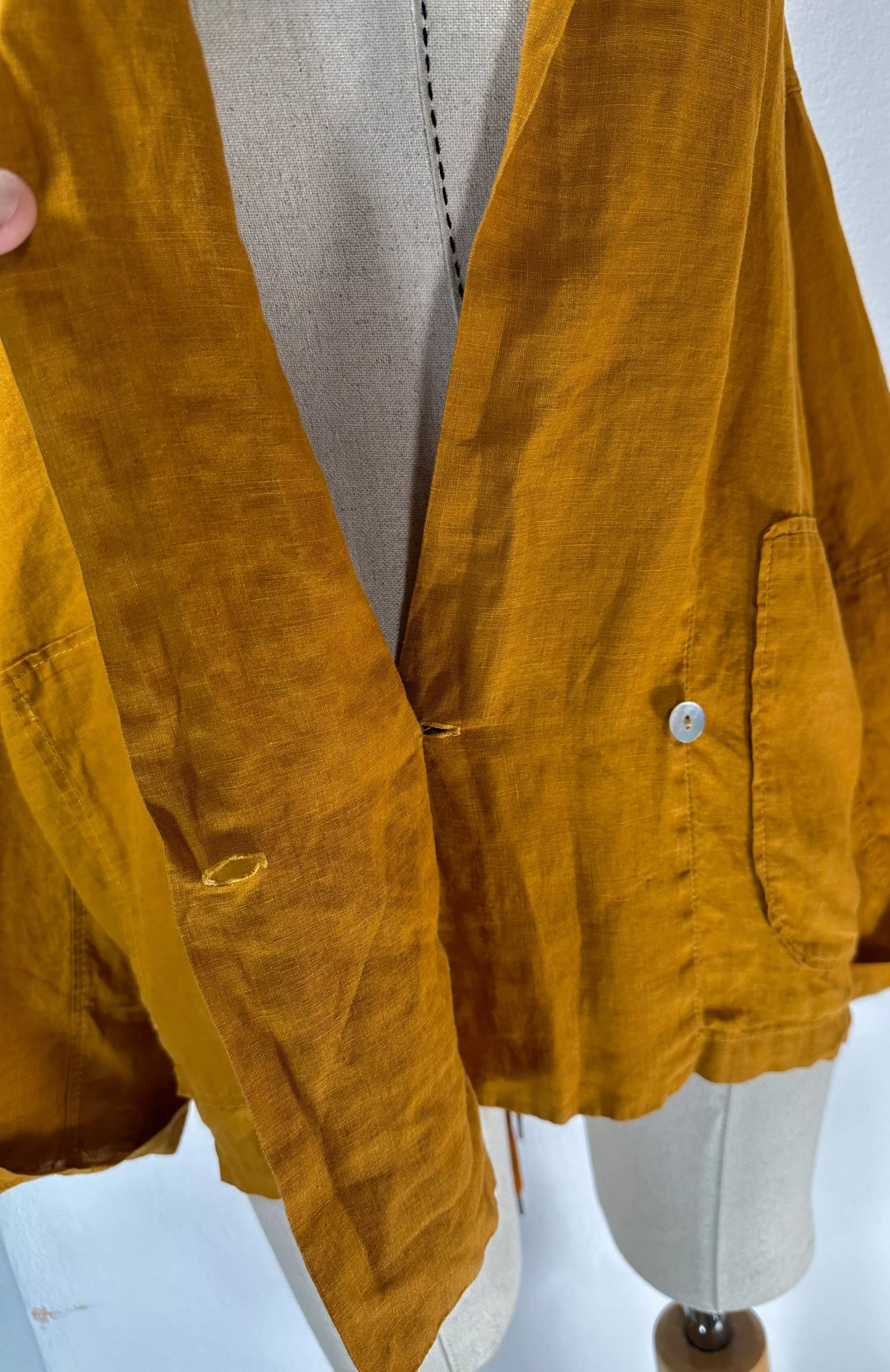 Other Blouses Other Oska Linen Blouse Red