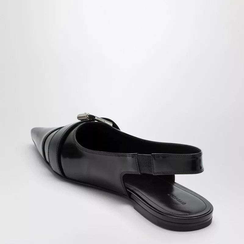 Givenchy Low Top Sneakers Givenchy Voyou Black Leather Slingback Multi