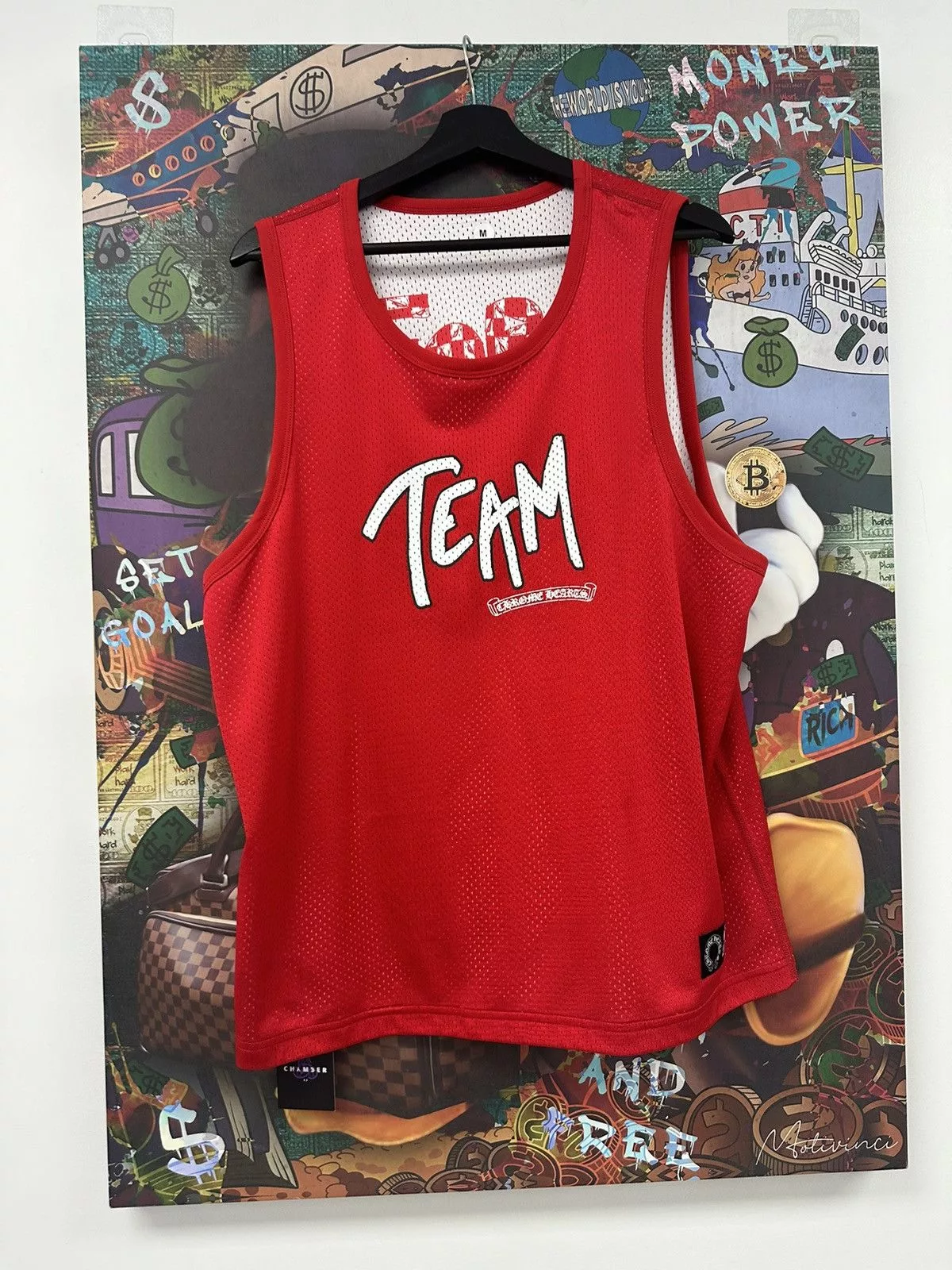 Chrome Hearts Jerseys Chrome Hearts Matty Boy Form Reversible Jersey Red