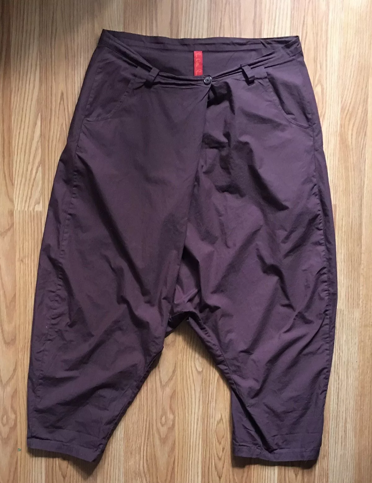 Designer Pants Ewa i Walla Crisp Cotton Designer Trousers Pants XL Brown Luxury