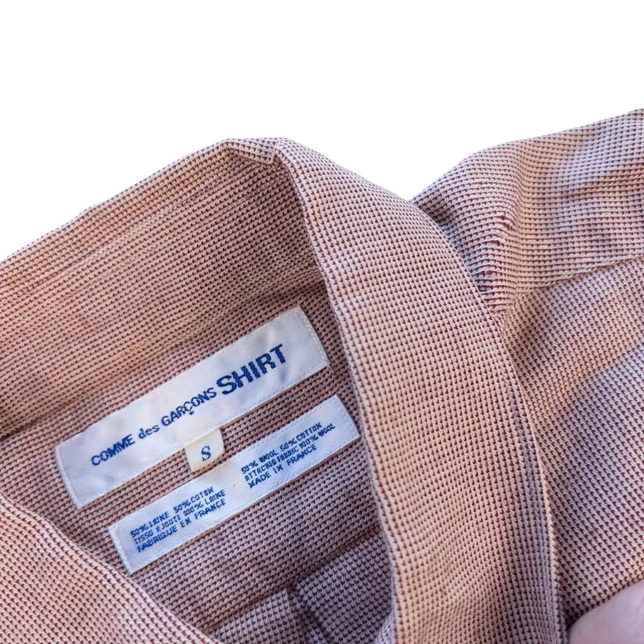 Comme des Garcons Shirts Button Ups Vintage Comme Des Garcons SHIRT Patchwork Shirt Size XL Multi