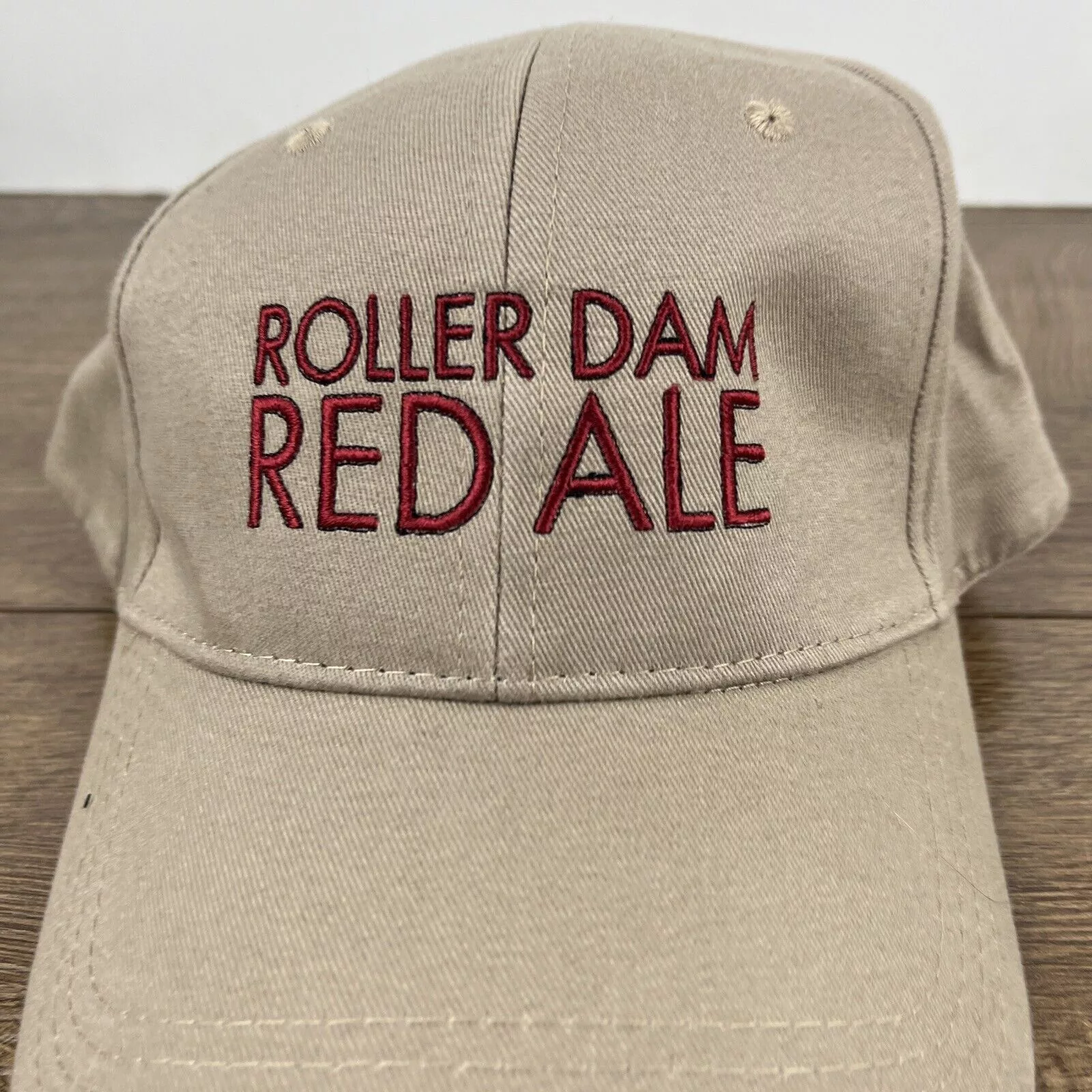 Other Hats Other Roller Dam Red Ale Hat Tan Brown Hat Adjustable Adult Roller