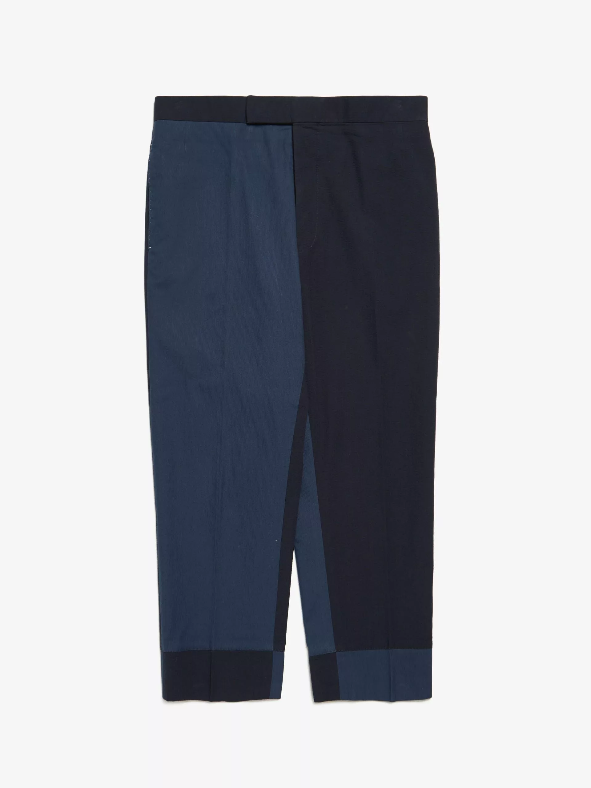 Thom Browne Casual Pants Thom Browne Navy Color Block Pants Blue