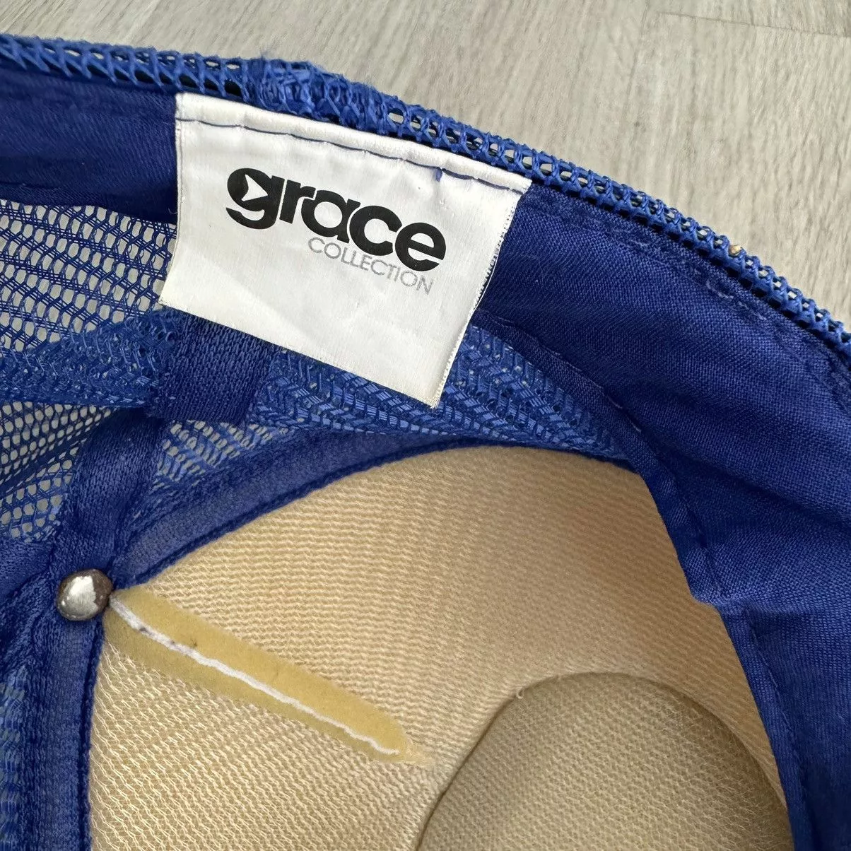 Vintage Hats Vintage Fuck Cap Blue