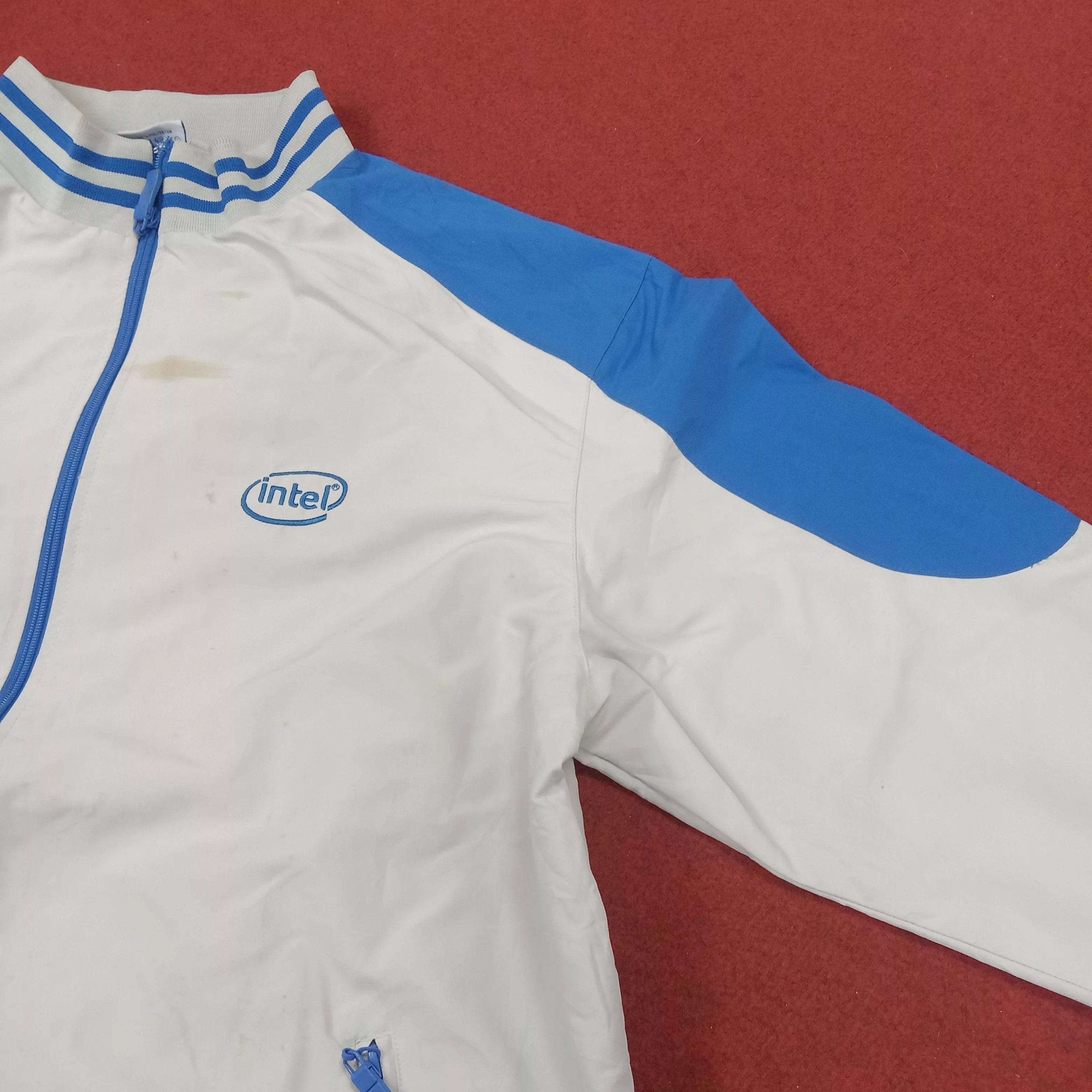 Vintage Light Jackets Vintage Intel Workwear Style Jacket Gray