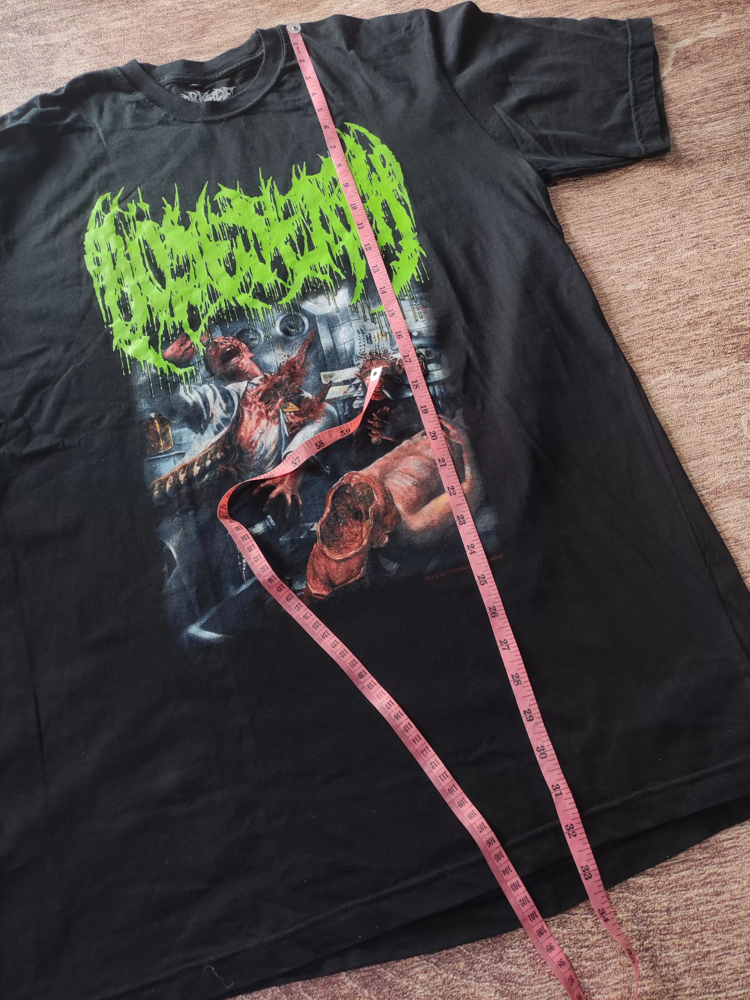 Band Tees Short Sleeve T Shirts Band Tees BOSEDEATH IMPALED FROM THE LEFT COVER ALBUM 2014 Black