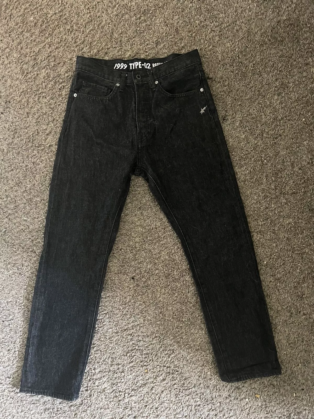 Bape Denim Bape 1999 Type-02 Regular Denim Black