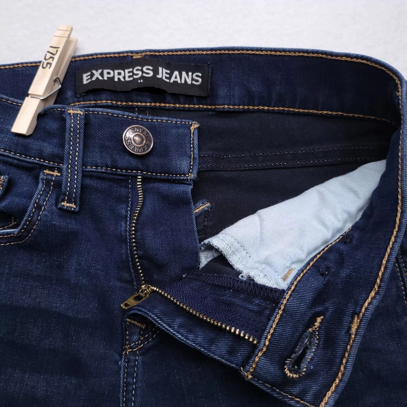 Express Jeans Express Supersoft Super Skinny Denim Jeans Womens Size 0S Blue
