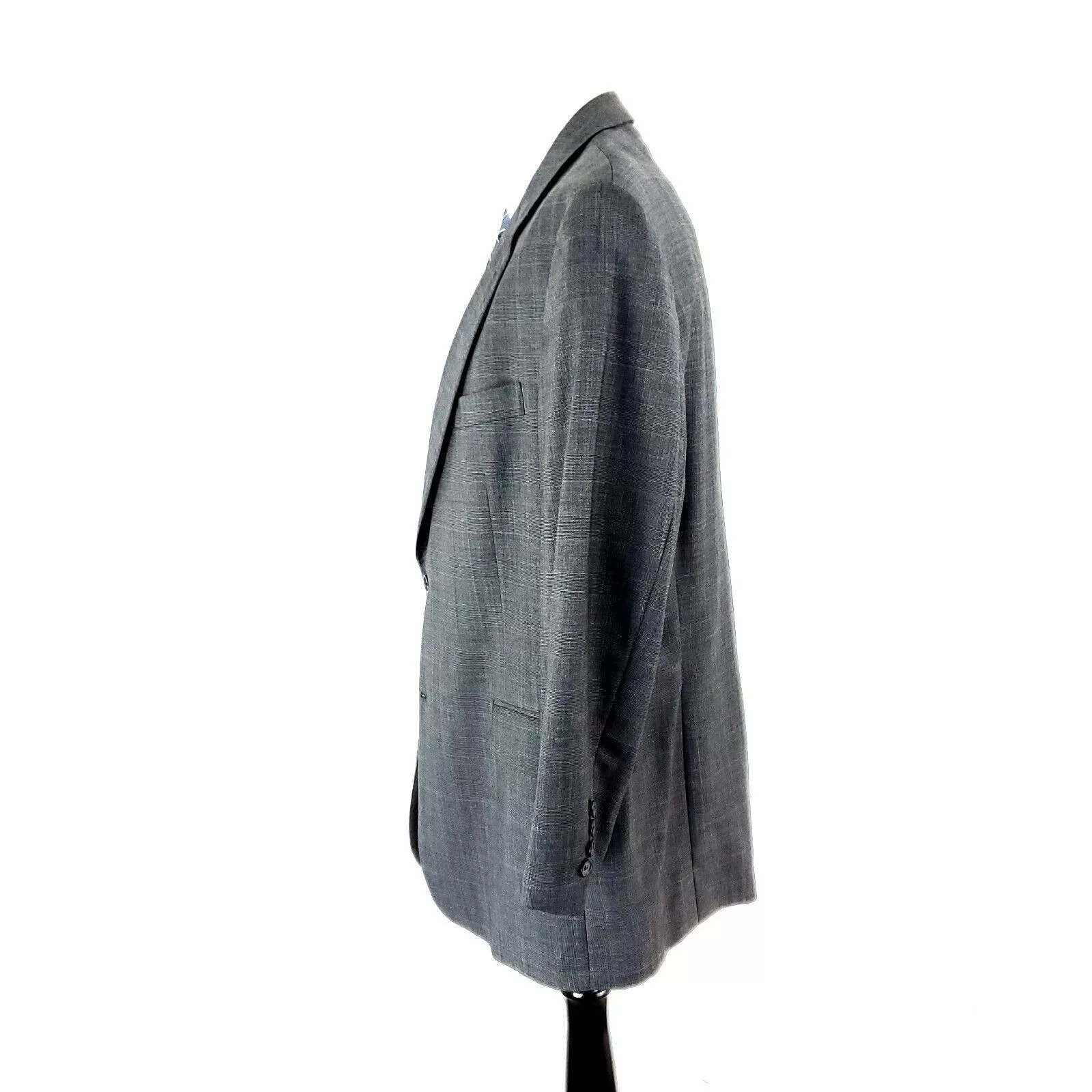 Hart Schaffner Marx Blazers Hart Schaffner Marx Wool 2 Button Blazer 42R Gray Sharkskin