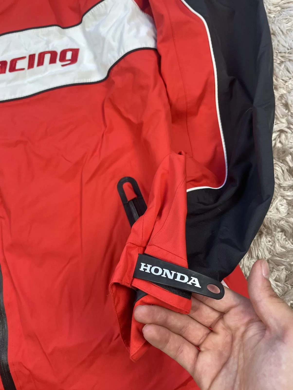 Honda Light Jackets Honda racing jacket Red Vintage