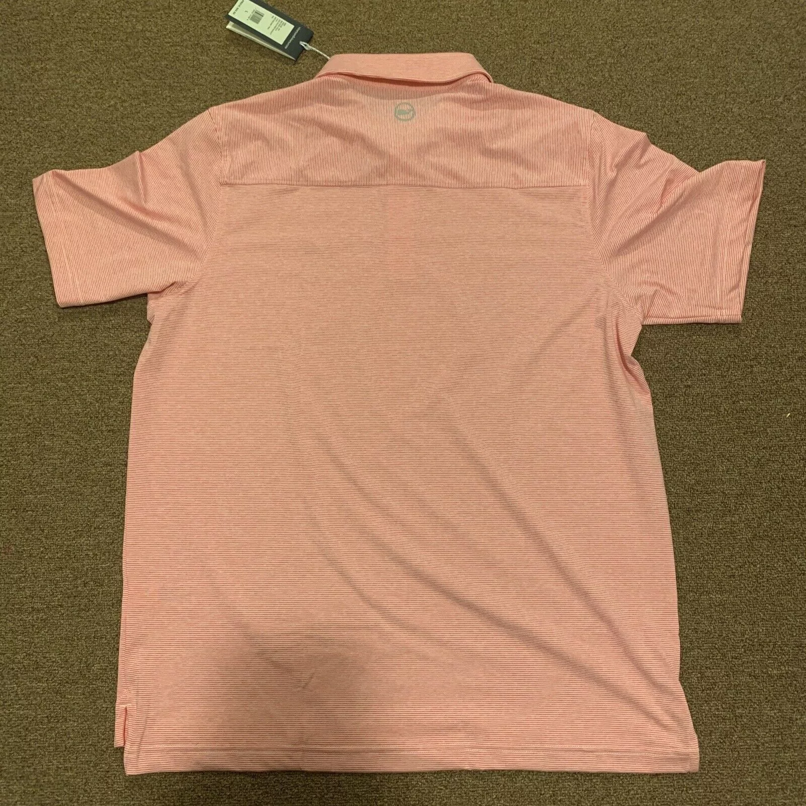Vineyard Vines Polos Vineyard Vines Polo Shirt Mens Large Performance Red Striped